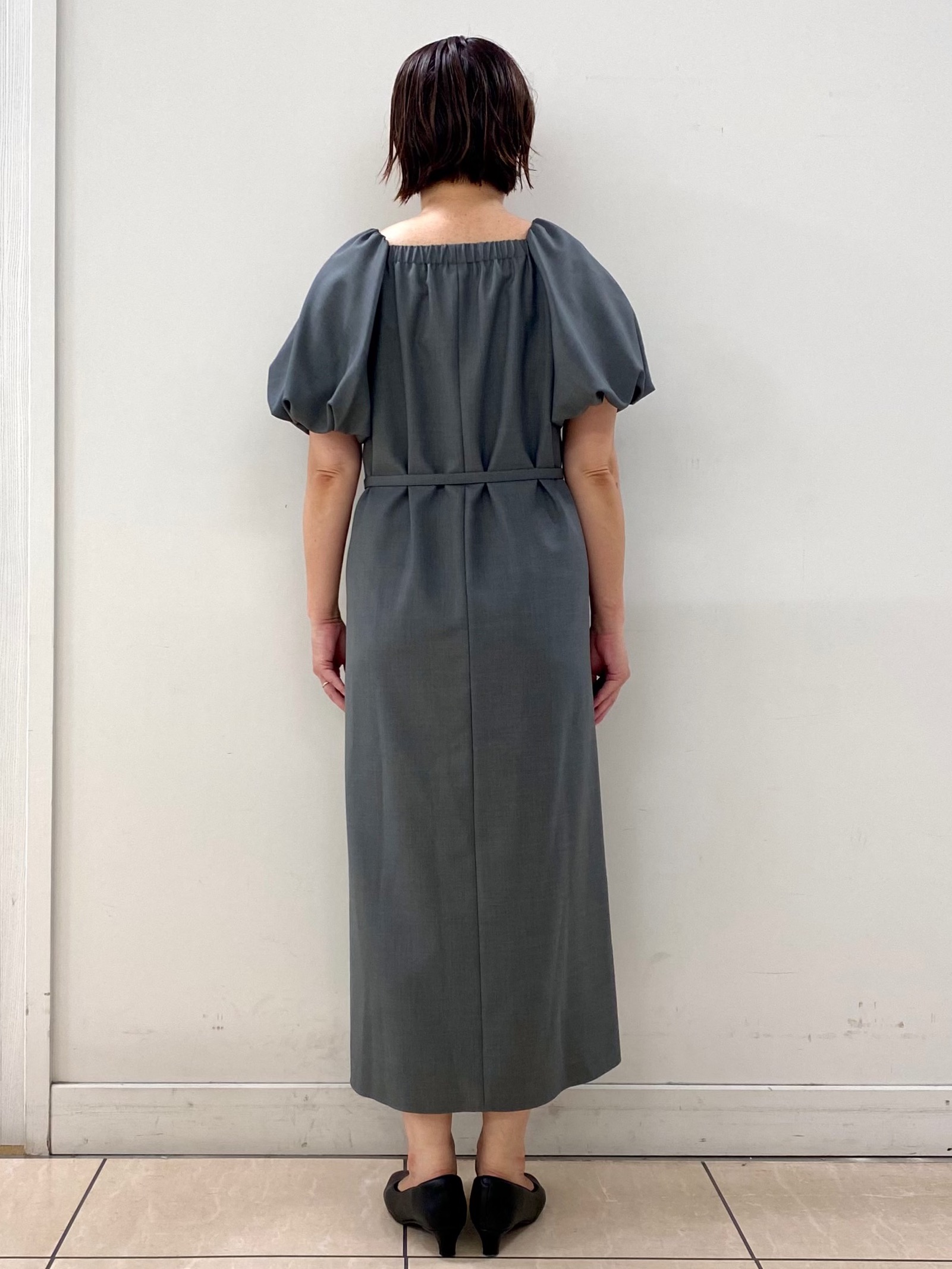 ksmさんの「Reflect｜【UVカット／手洗い可】パフスリーブ Vネックワンピース」を使ったコーディネート