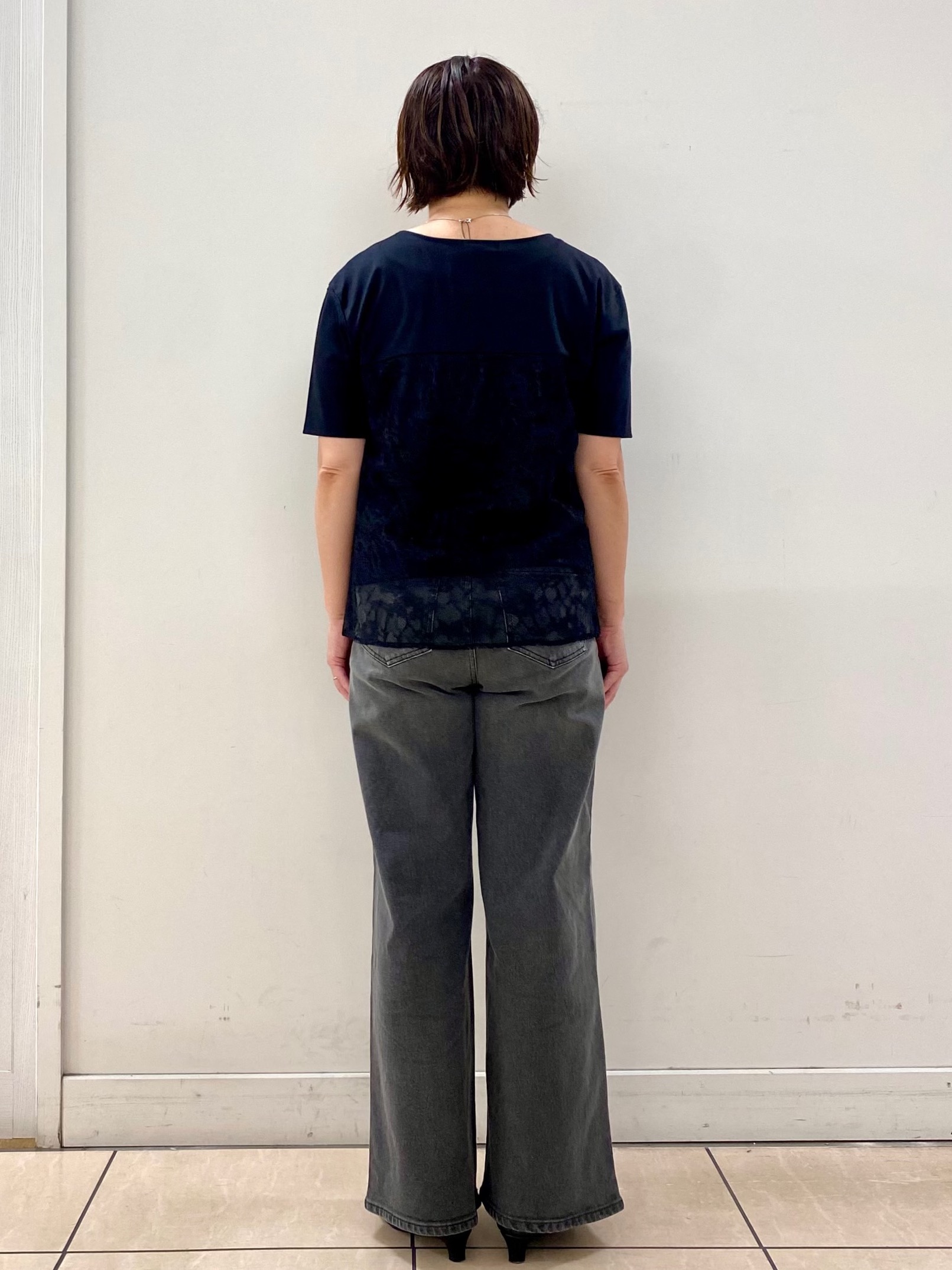 ksmさんの「Reflect｜【UVカット／接触冷感／手洗い可】ラッセルレースプルオーバー」を使ったコーディネート
