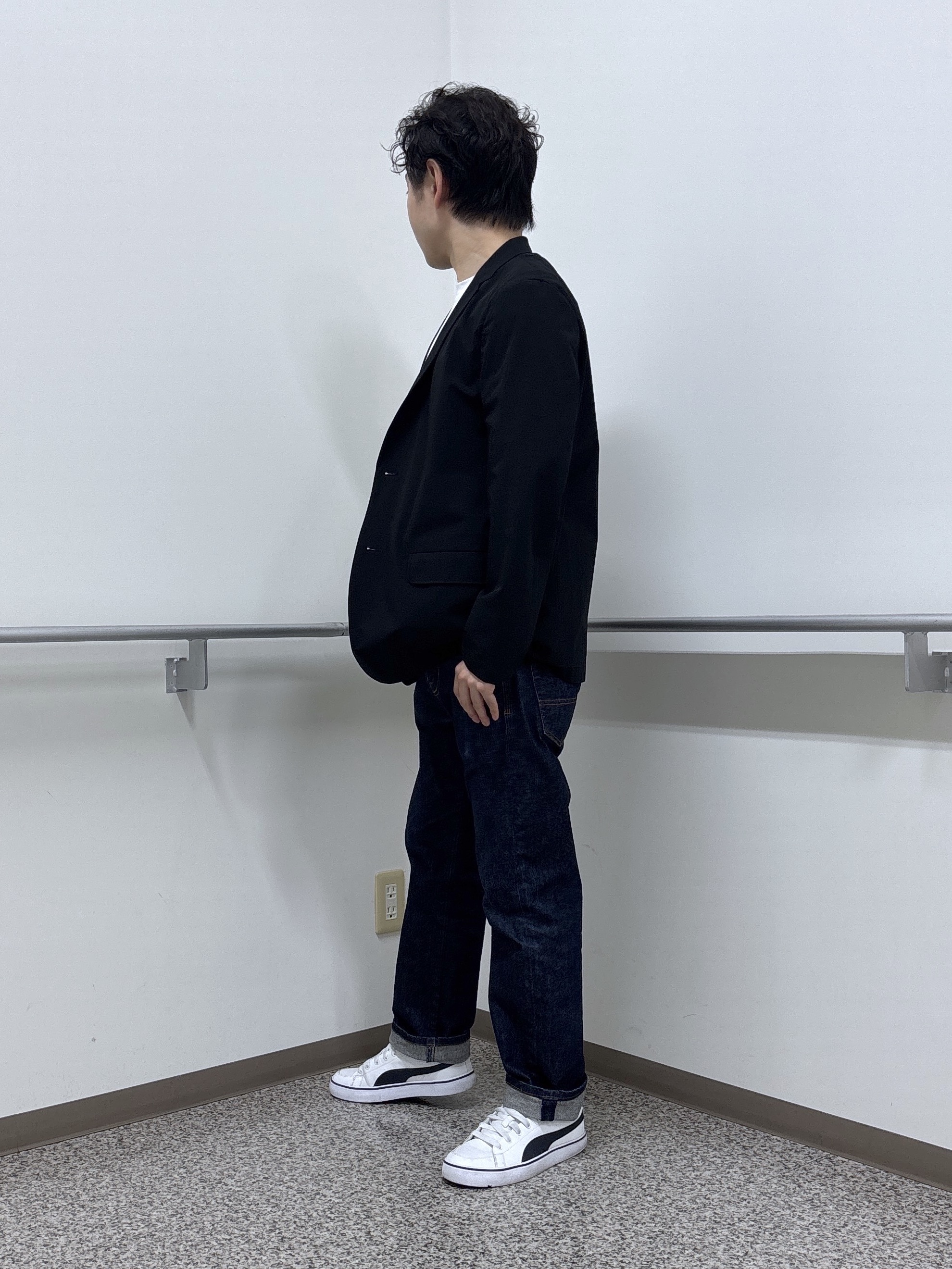 KEIさんの「TAKEO KIKUCHI｜3Dナイロン ジャケット」を使ったコーディネート