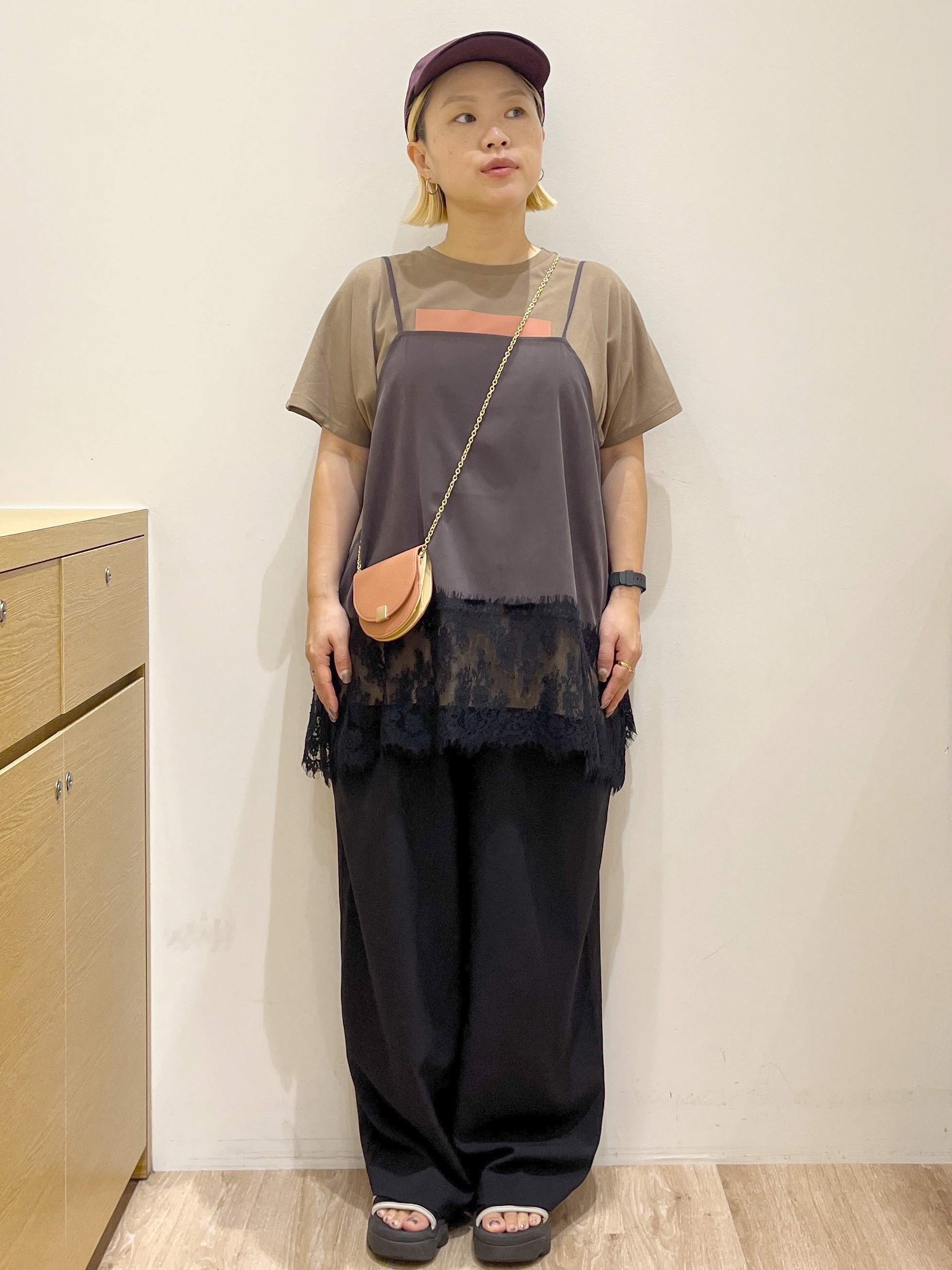 くーみーさんの「OPAQUE.CLIP｜フォトプリントTシャツ【洗濯機OK】」を使ったコーディネート