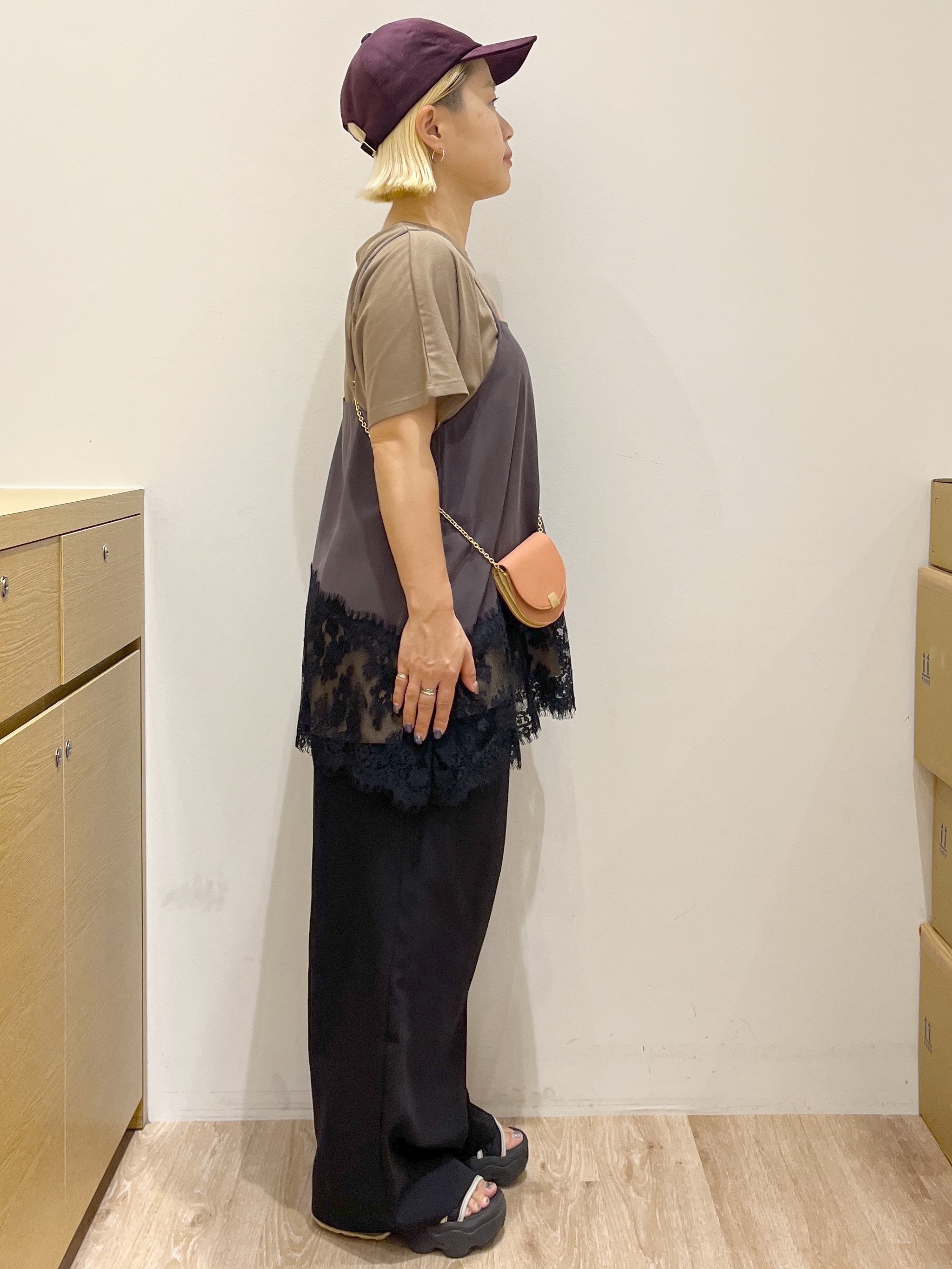 くーみーさんの「OPAQUE.CLIP｜フォトプリントTシャツ【洗濯機OK】」を使ったコーディネート
