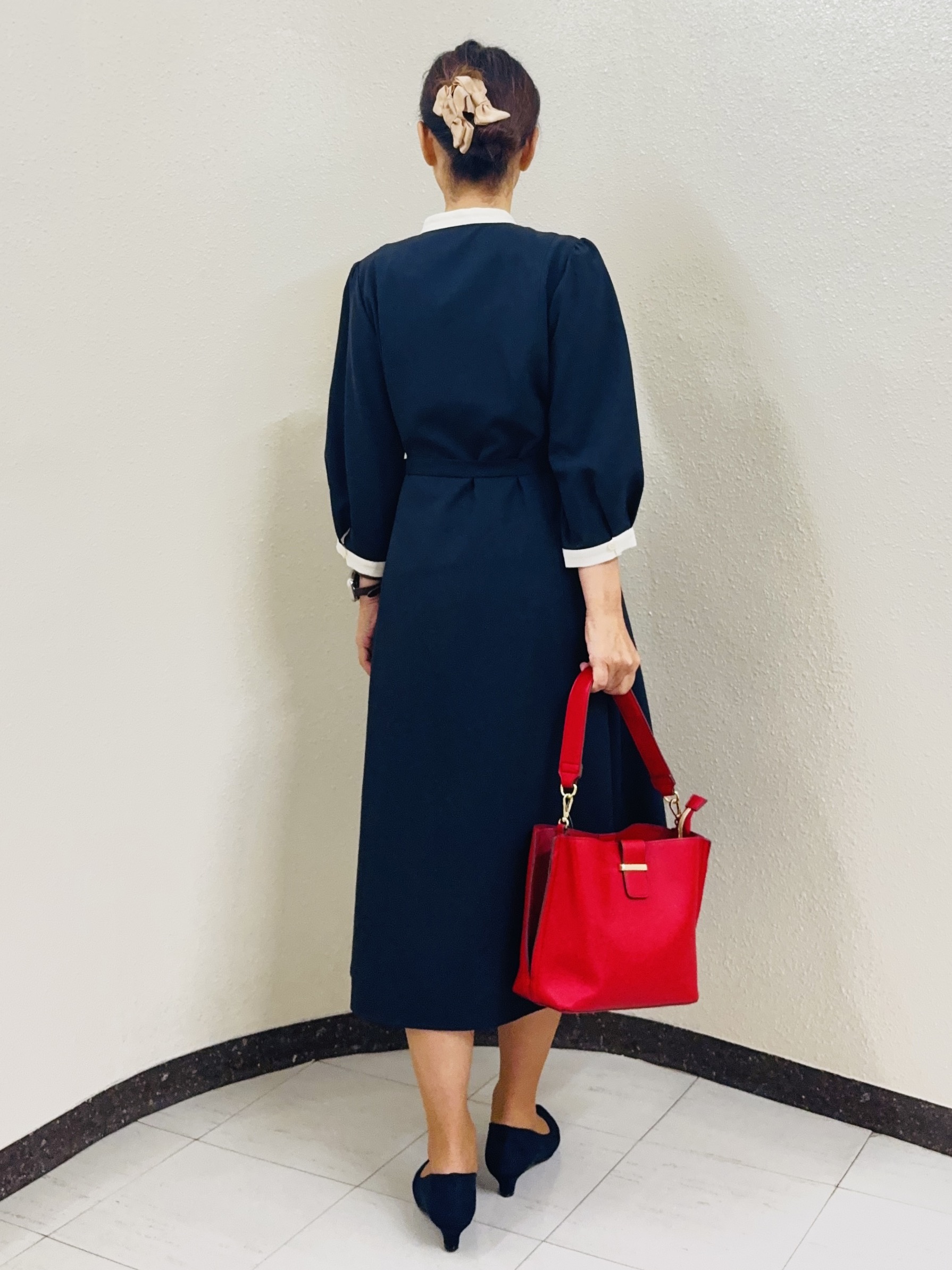 ⭐︎Eimi⭐︎さんの「Reflect｜【手洗い可】Aラインロングワンピース」を使ったコーディネート
