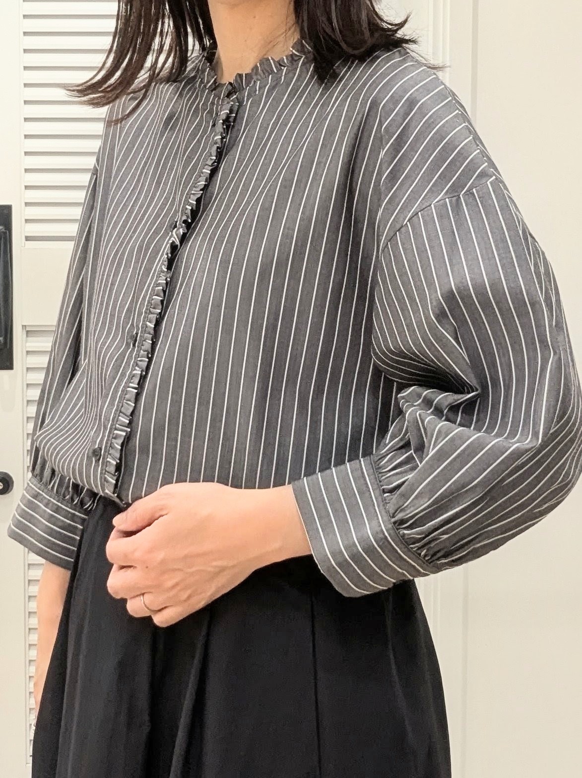 enさんの「Dessin｜コットンナイロン タックスカート」を使ったコーディネート