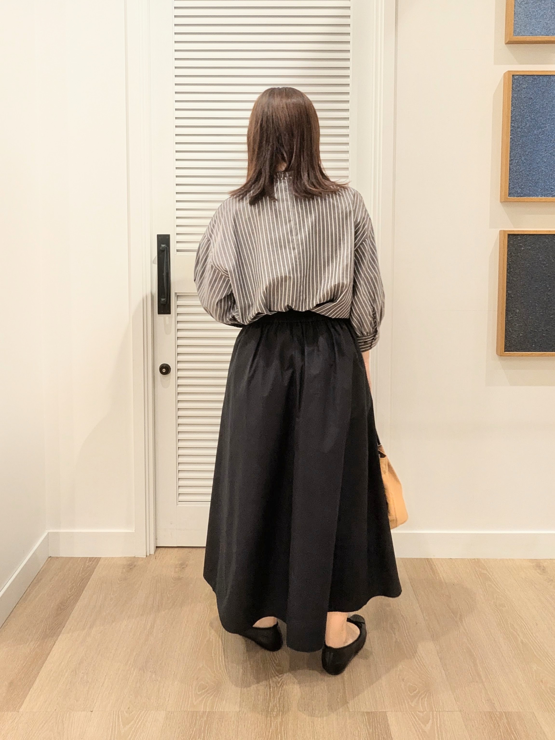 enさんの「Dessin｜コットンナイロン タックスカート」を使ったコーディネート