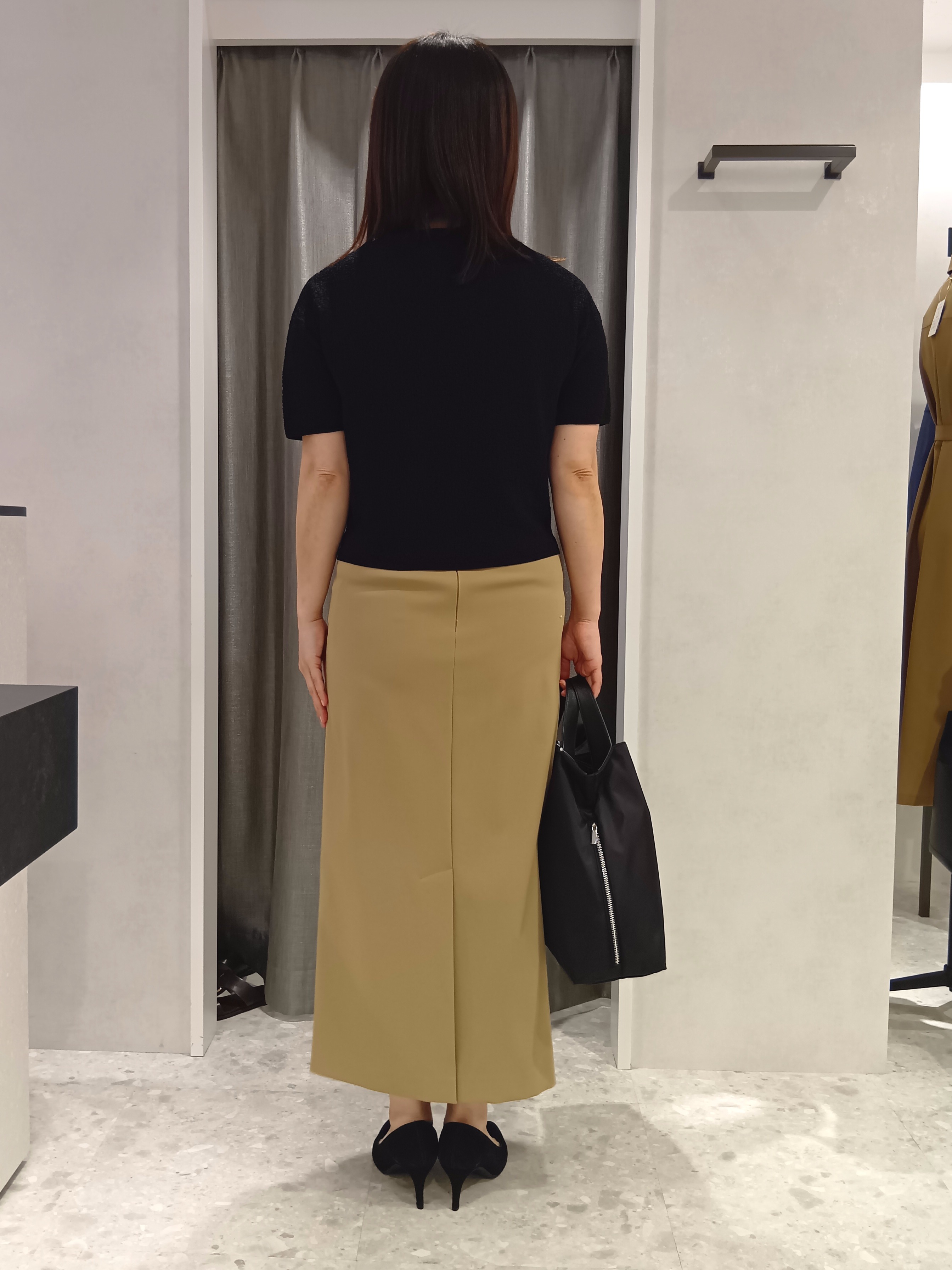 tomoさんの「UNTITLED｜【セットアップ可/ストレッチ性】ドライタッチニットプルオーバー」を使ったコーディネート