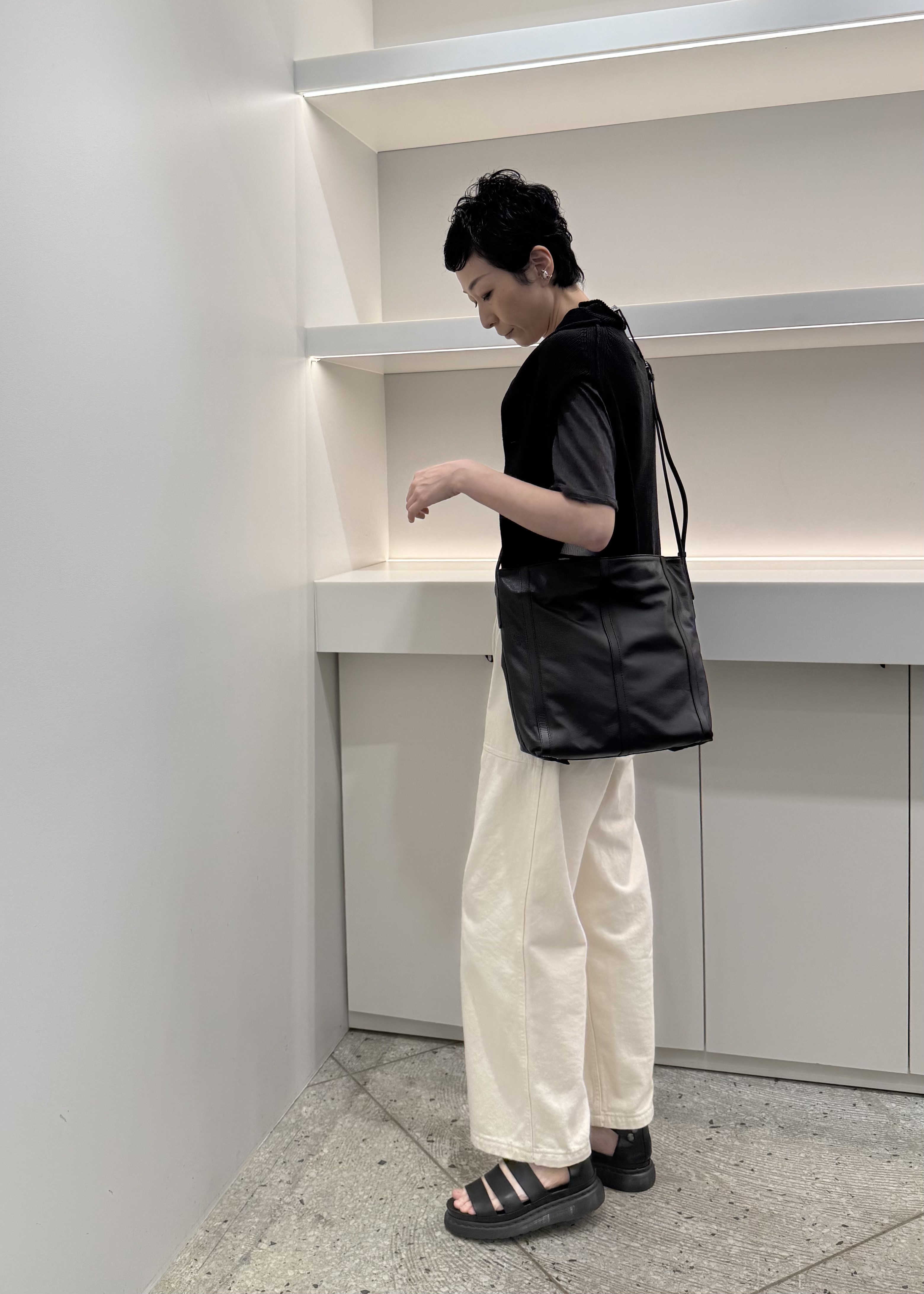 Kさんの「HIROKO HAYASHI｜FINE（フィーネ）2wayショルダーバッグ」を使ったコーディネート