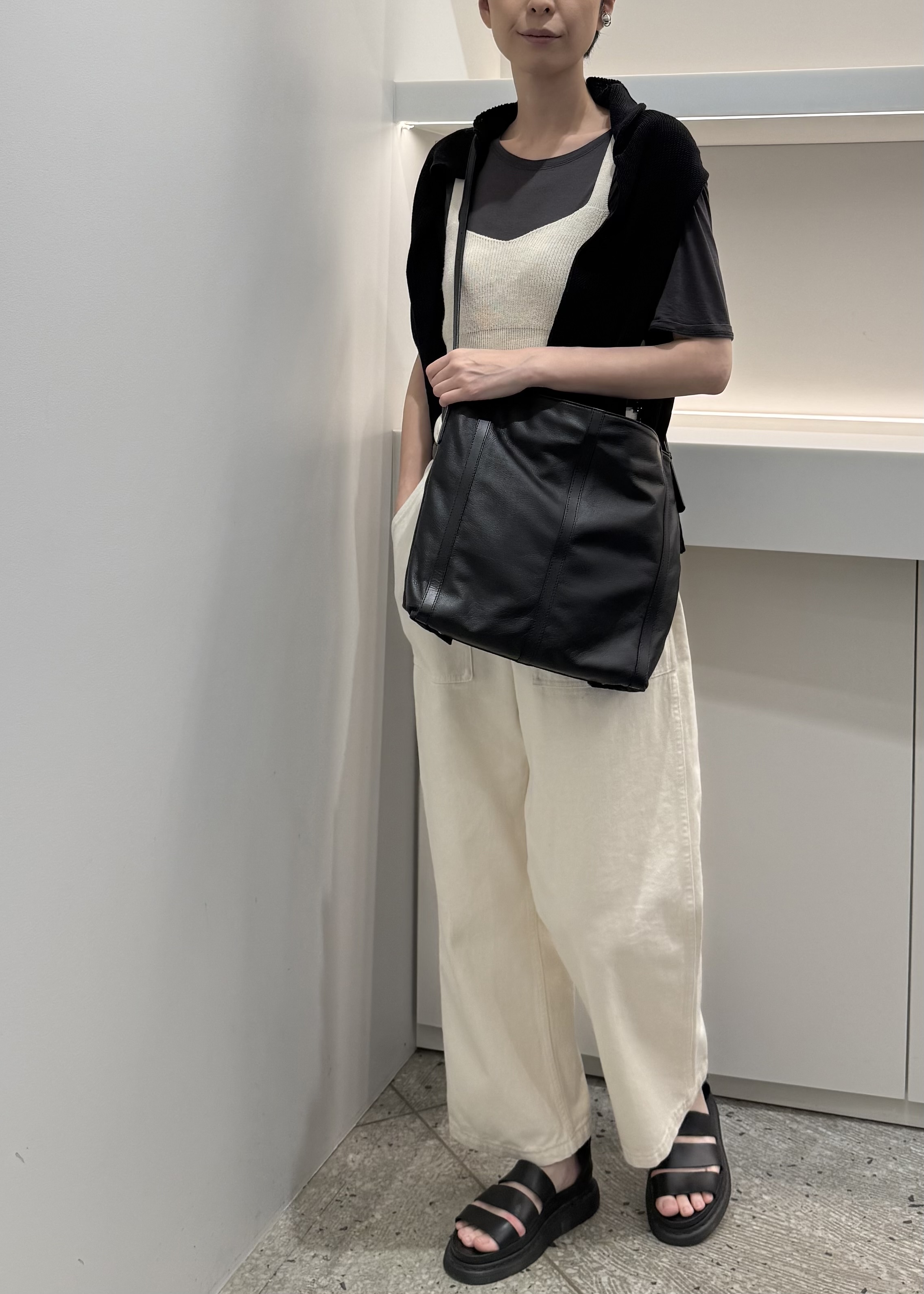 Kさんの「HIROKO HAYASHI｜FINE（フィーネ）2wayショルダーバッグ」を使ったコーディネート