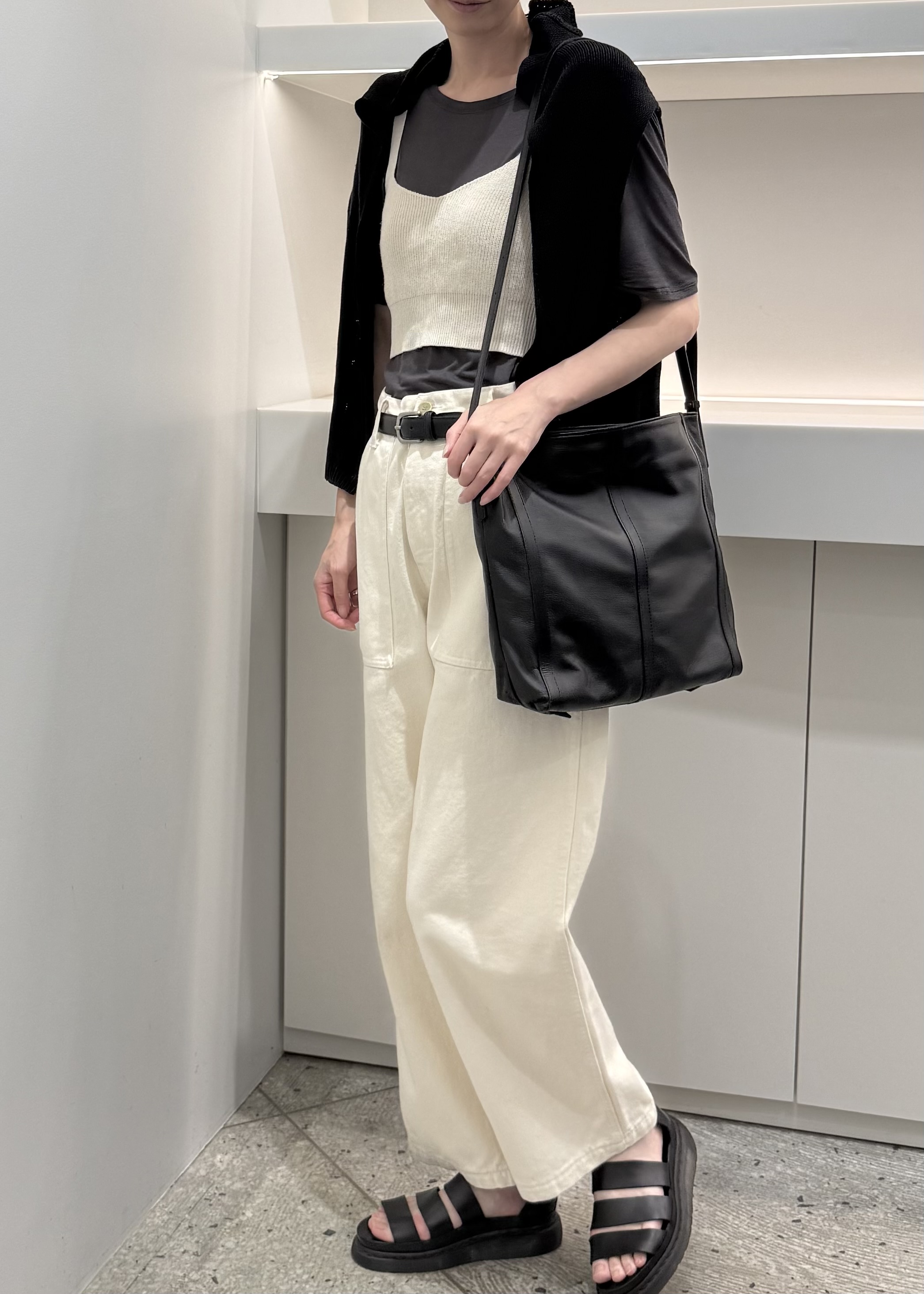 Kさんの「HIROKO HAYASHI｜FINE（フィーネ）2wayショルダーバッグ」を使ったコーディネート