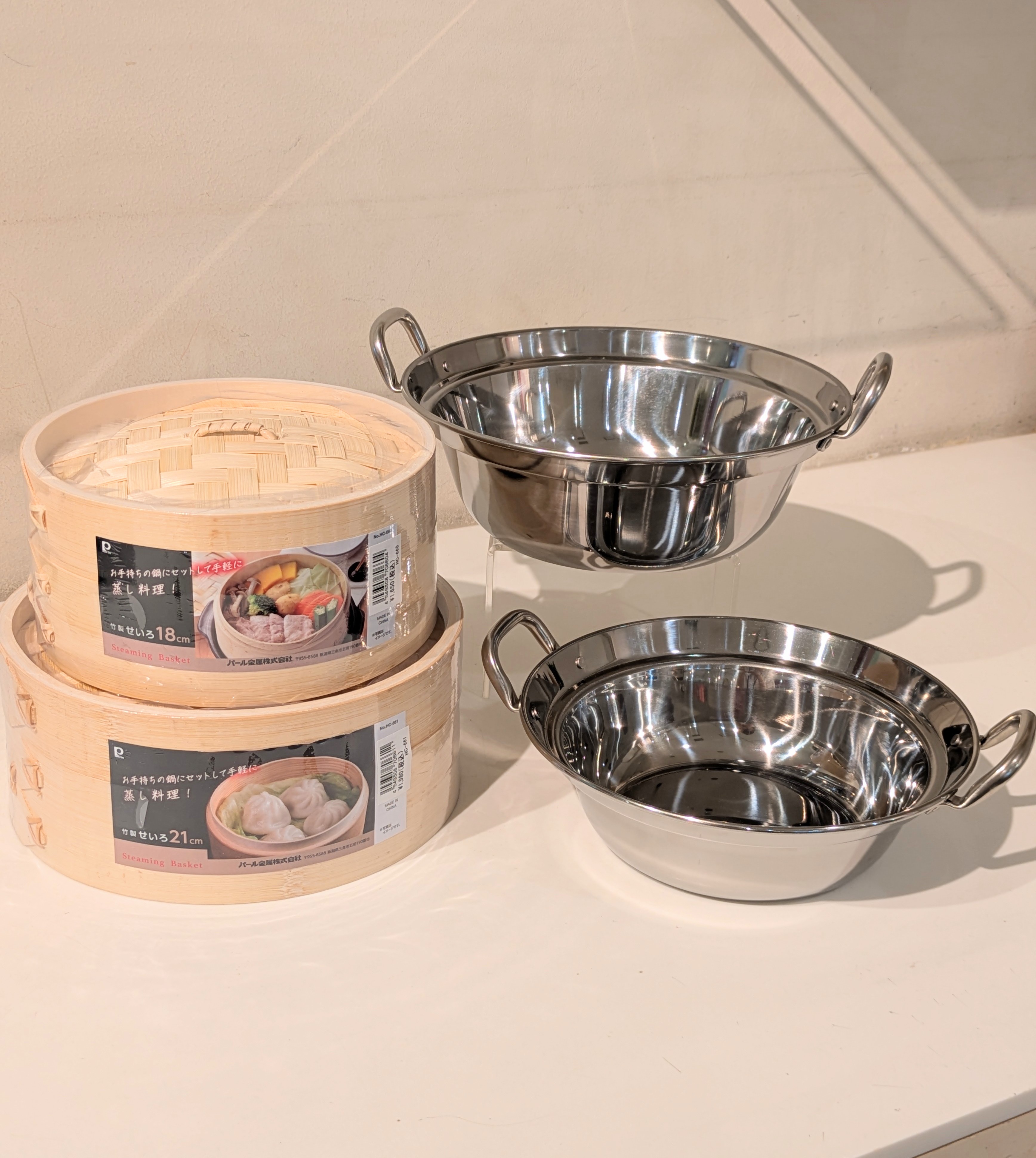 しましまさんの「212 KITCHEN STORE｜竹製せいろ18cm」を使ったコーディネート