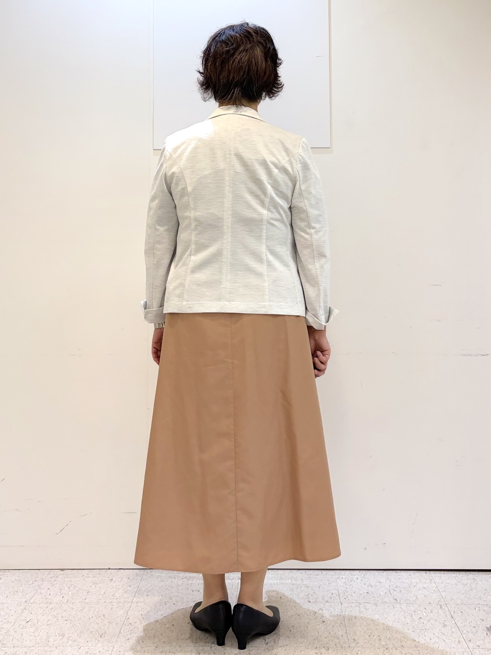 ヤスコさんの「Reflect｜【SS-4Lサイズ／UVカット／接触冷感】匠ジャケット／ベーシックテーラード」を使ったコーディネート