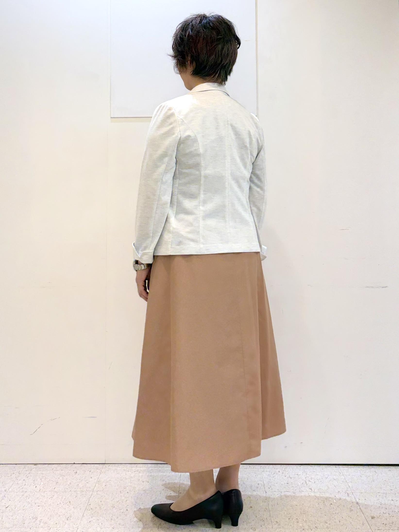 ヤスコさんの「Reflect｜【SS-4Lサイズ／UVカット／接触冷感】匠ジャケット／ベーシックテーラード」を使ったコーディネート