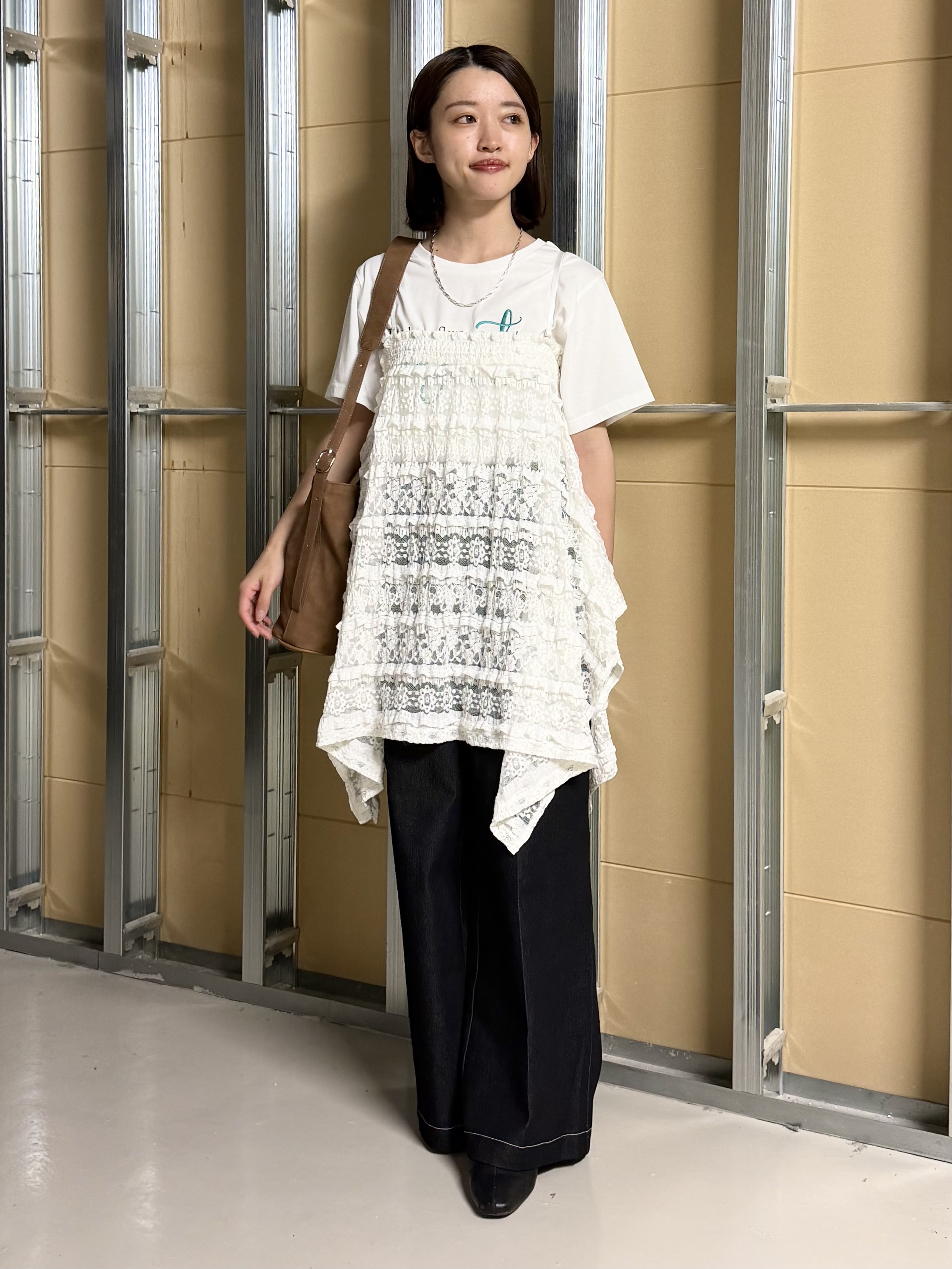 sahoさんの「THE SHOP TK｜【吸水速乾/UV/防しわ】軽く羽織りたい半袖ジャケット」を使ったコーディネート