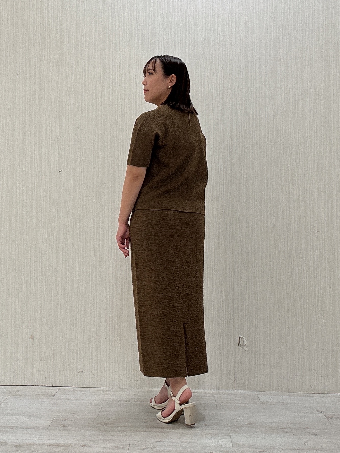 ayakaさんの「UNTITLED｜【セットアップ可/ストレッチ性】ドライタッチニットプルオーバー」を使ったコーディネート