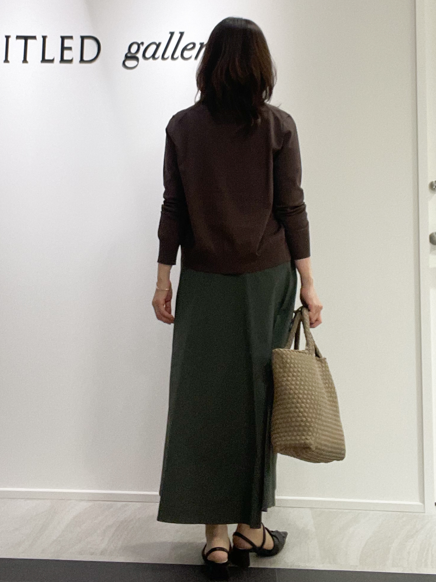 めいさんの「UNTITLED｜【アンサンブル可能/秋羽織り】コンパクトニットカーディガン」を使ったコーディネート