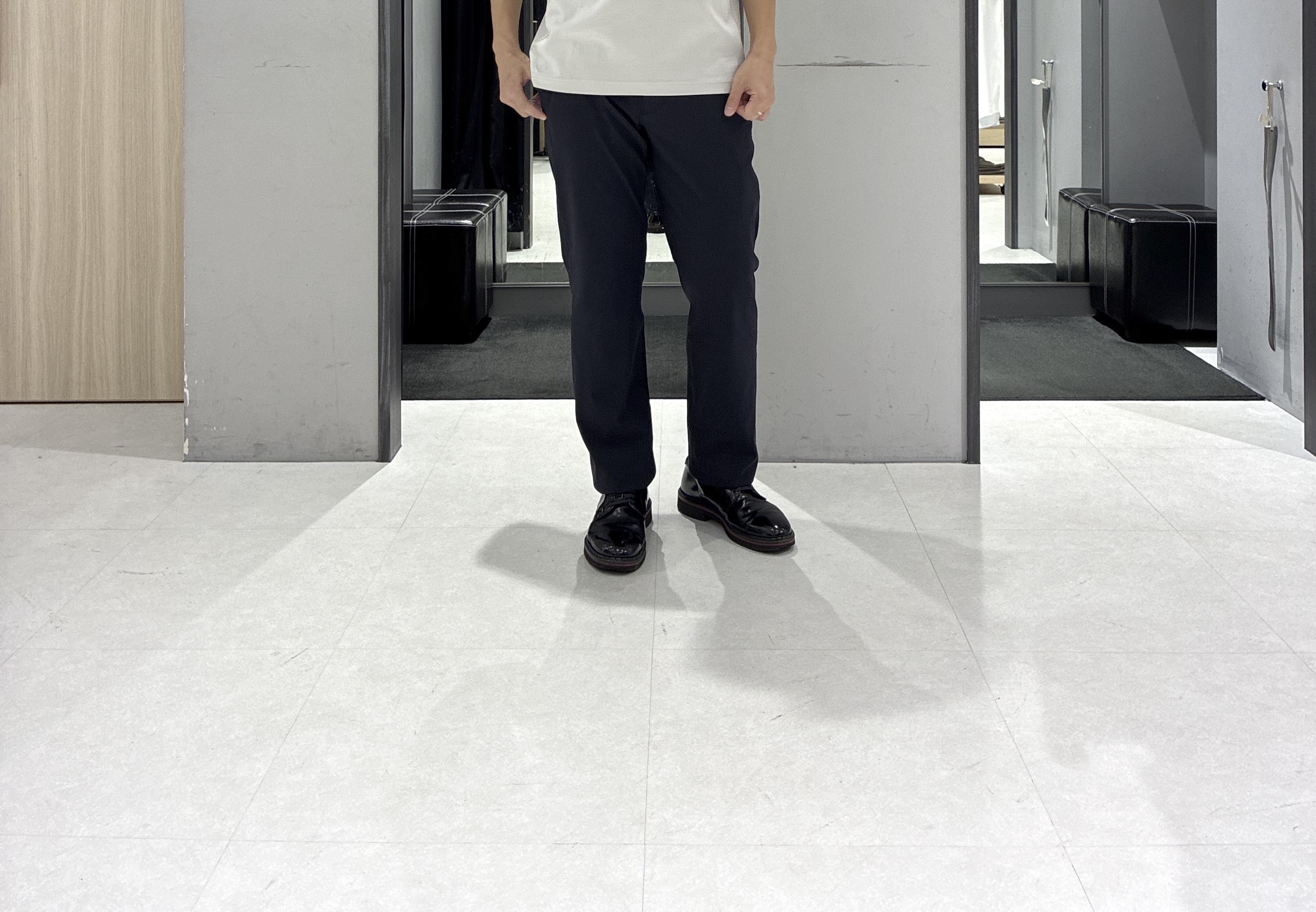 わいずみさんの「TAKEO KIKUCHI｜【接触冷感】アイスクリアコットン ワンポイント ポロシャツ」を使ったコーディネート