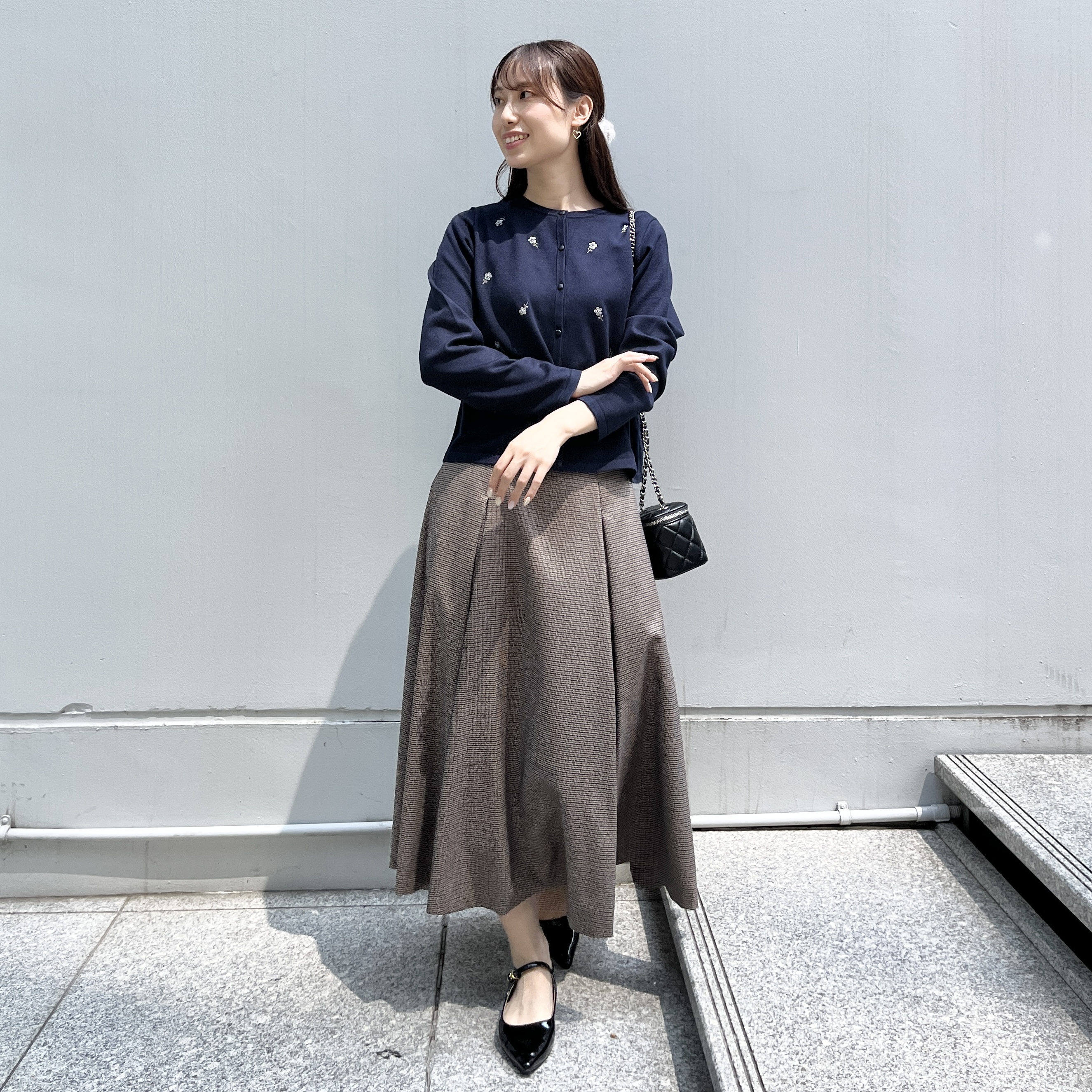 はばさんの「Couture brooch｜タックプリーツスカート」を使ったコーディネート