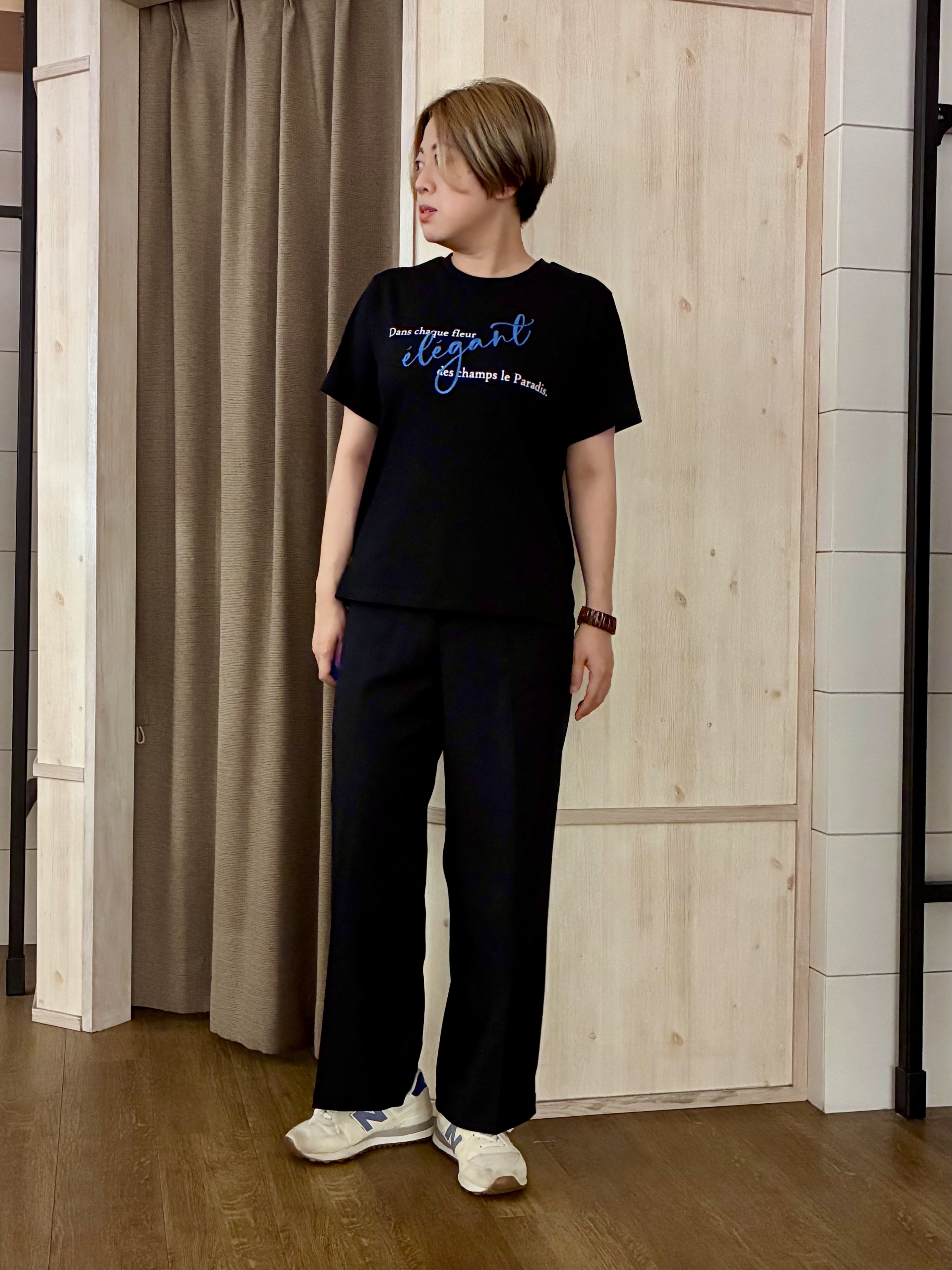 aiさんの「THE SHOP TK｜【ひんやり/吸水速乾】プリントアソートTシャツ」を使ったコーディネート