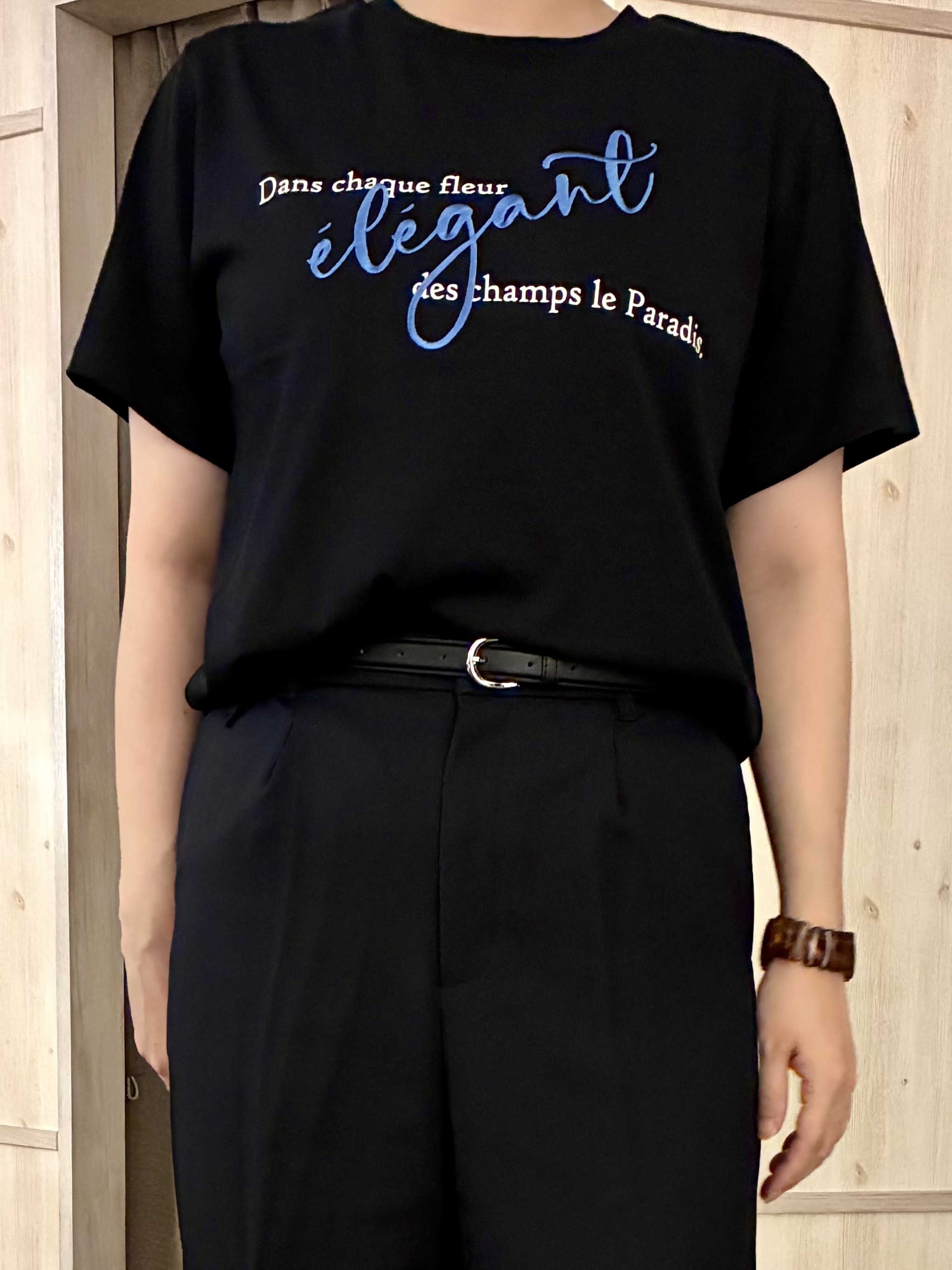 aiさんの「THE SHOP TK｜【ひんやり/吸水速乾】プリントアソートTシャツ」を使ったコーディネート