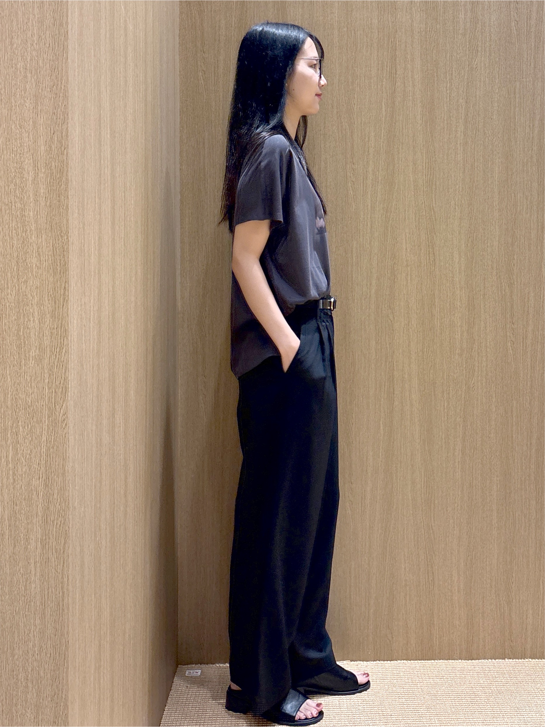 sachikoさんの「OPAQUE.CLIP｜フォトプリントTシャツ【洗濯機OK】」を使ったコーディネート