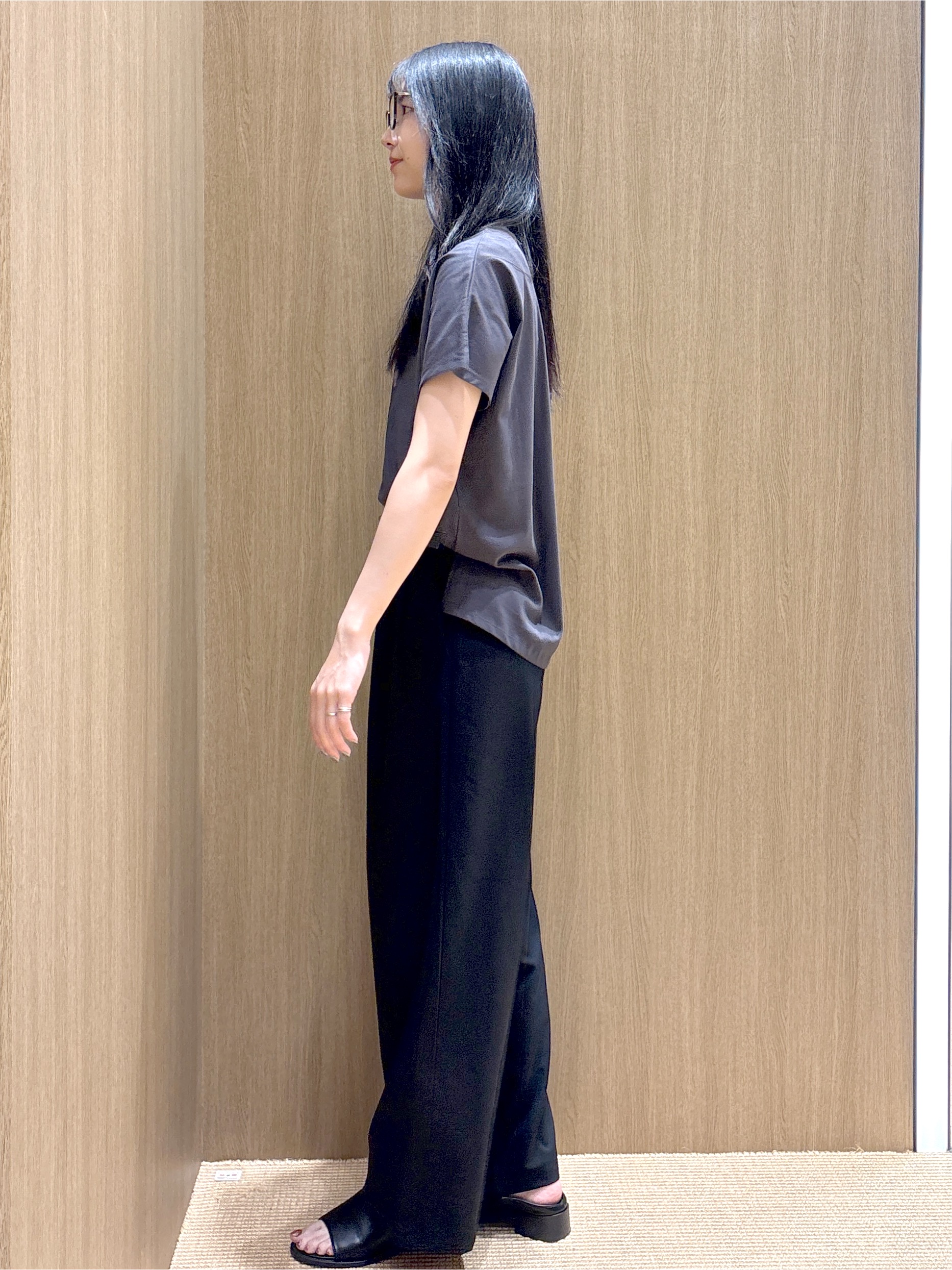 sachikoさんの「OPAQUE.CLIP｜フォトプリントTシャツ【洗濯機OK】」を使ったコーディネート