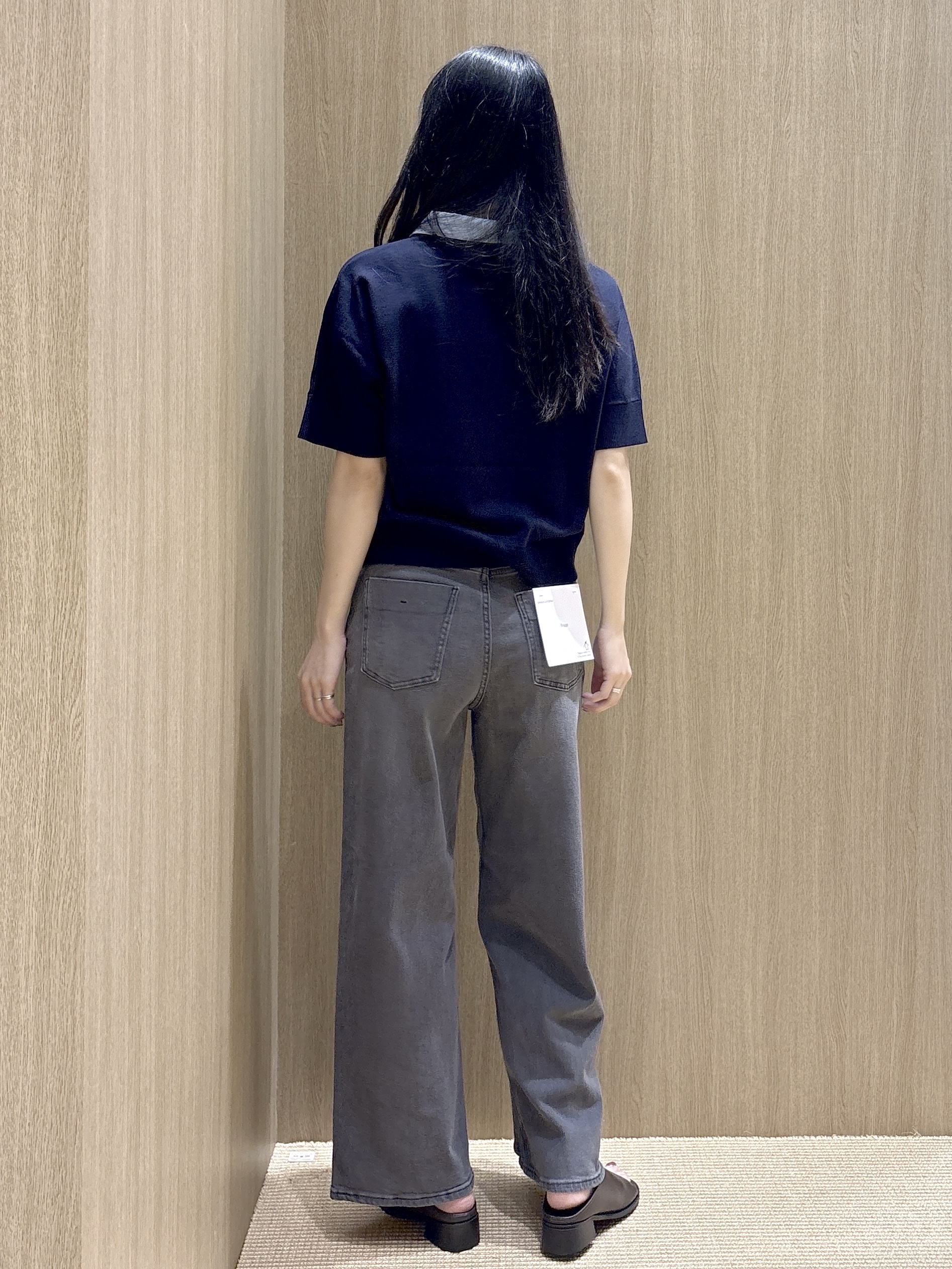sachikoさんの「OPAQUE.CLIP｜【森絵梨佳さん着用】2WAY衿ドッキングニット《洗濯機OK》」を使ったコーディネート