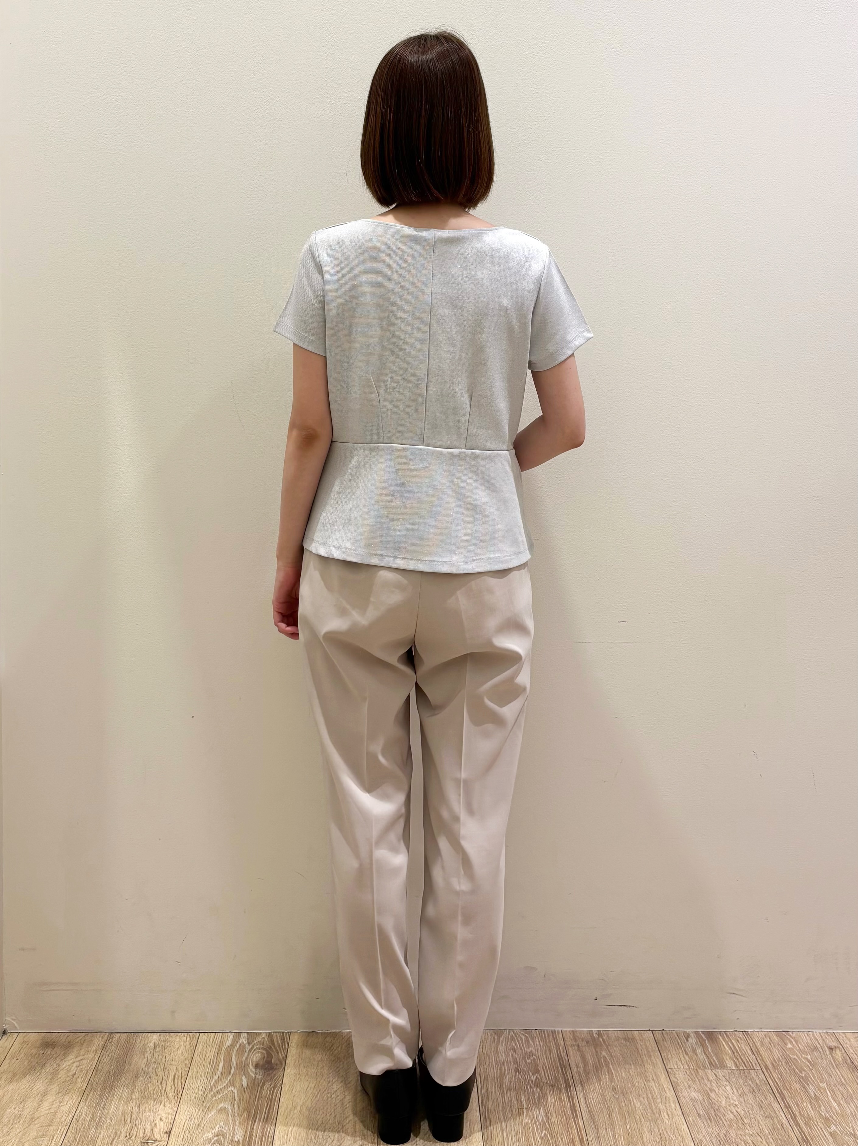 honamiさんの「index｜【接触冷感／UVケア】スクエアネックリボントップス《洗濯機OK》」を使ったコーディネート
