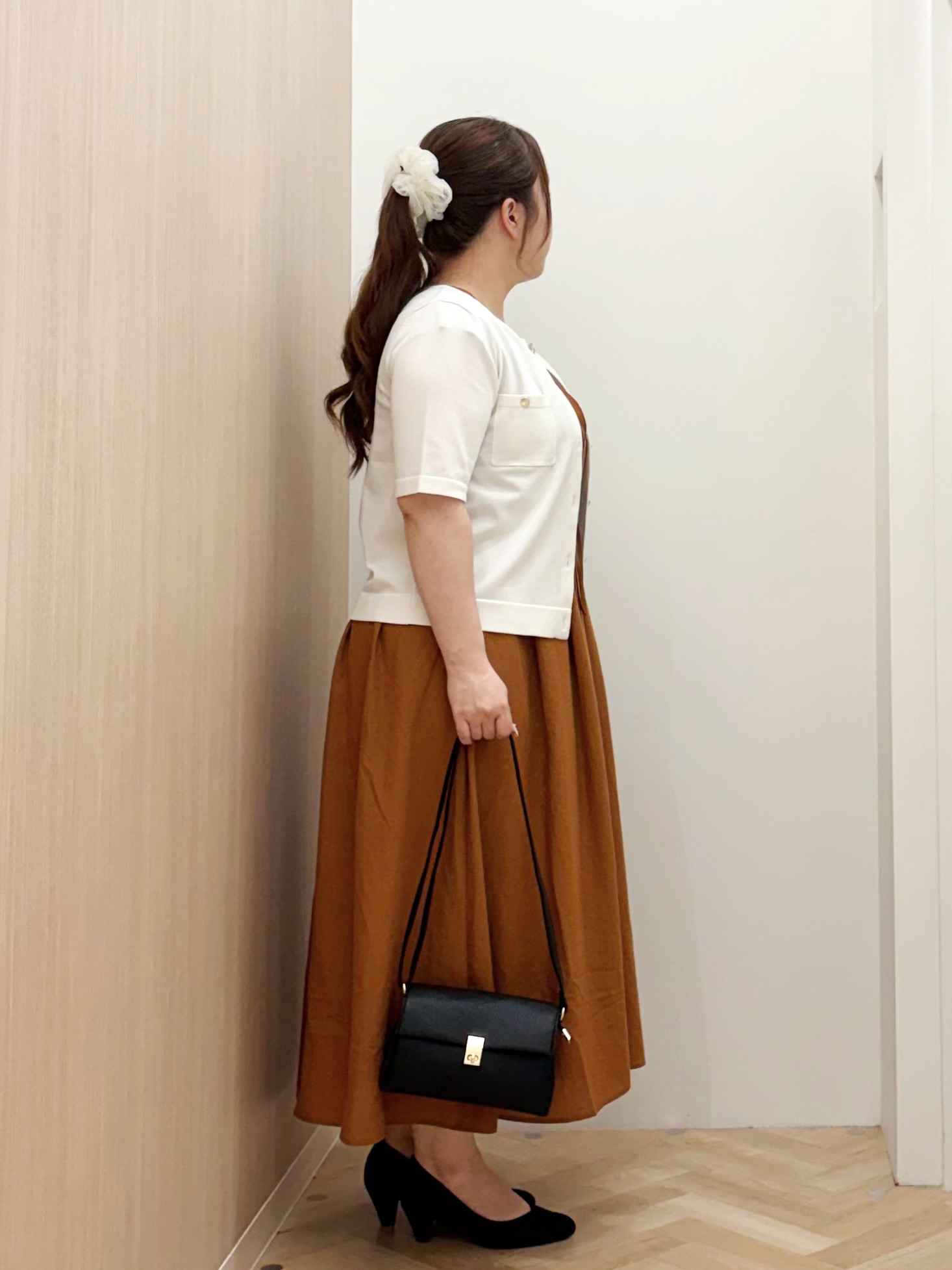 akariさんの「grove｜【UV・洗濯機◎】上品コットン混カーディガン」を使ったコーディネート