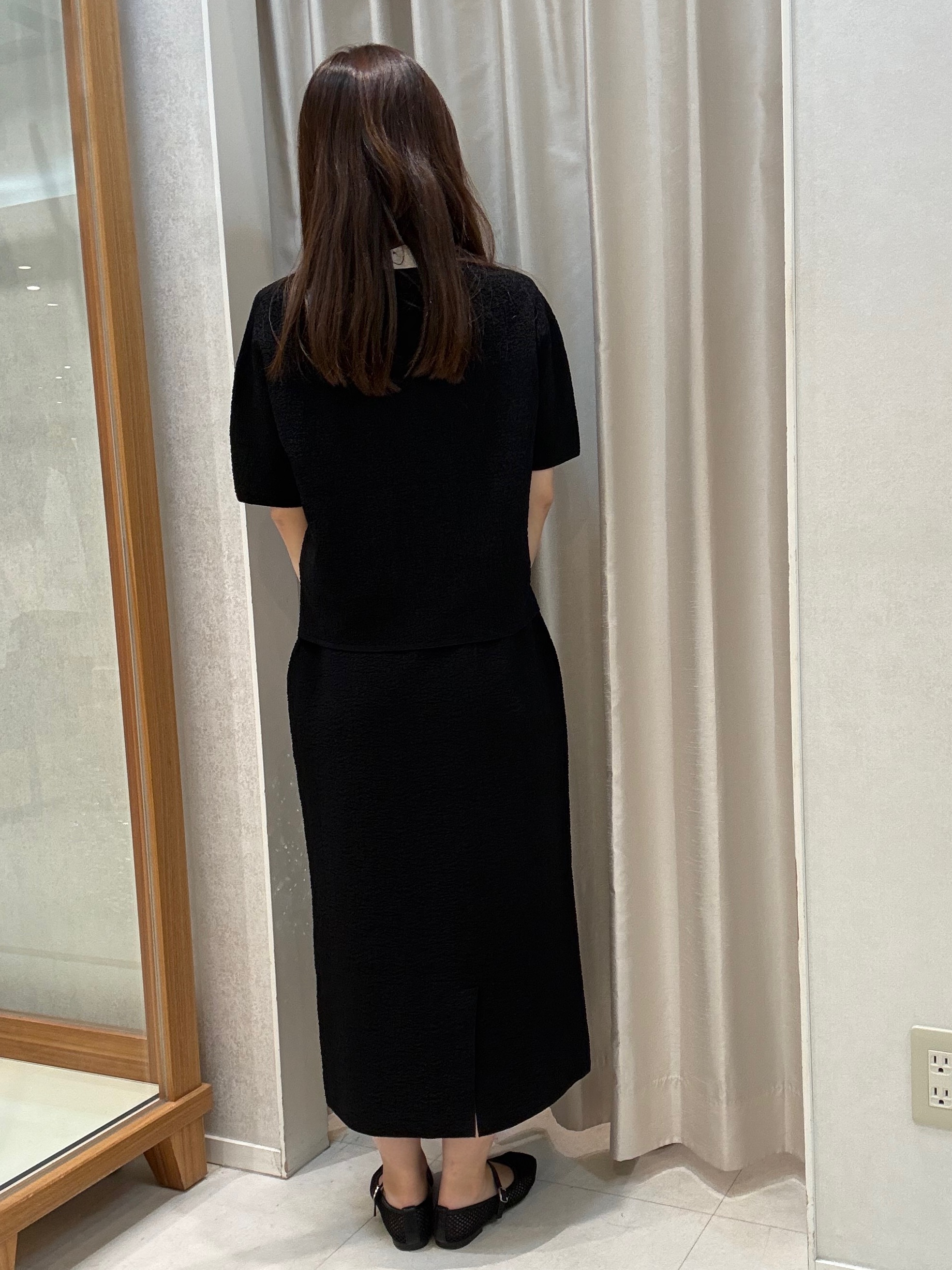 kanaさんの「UNTITLED｜【セットアップ可/ストレッチ性】ドライタッチニットプルオーバー」を使ったコーディネート