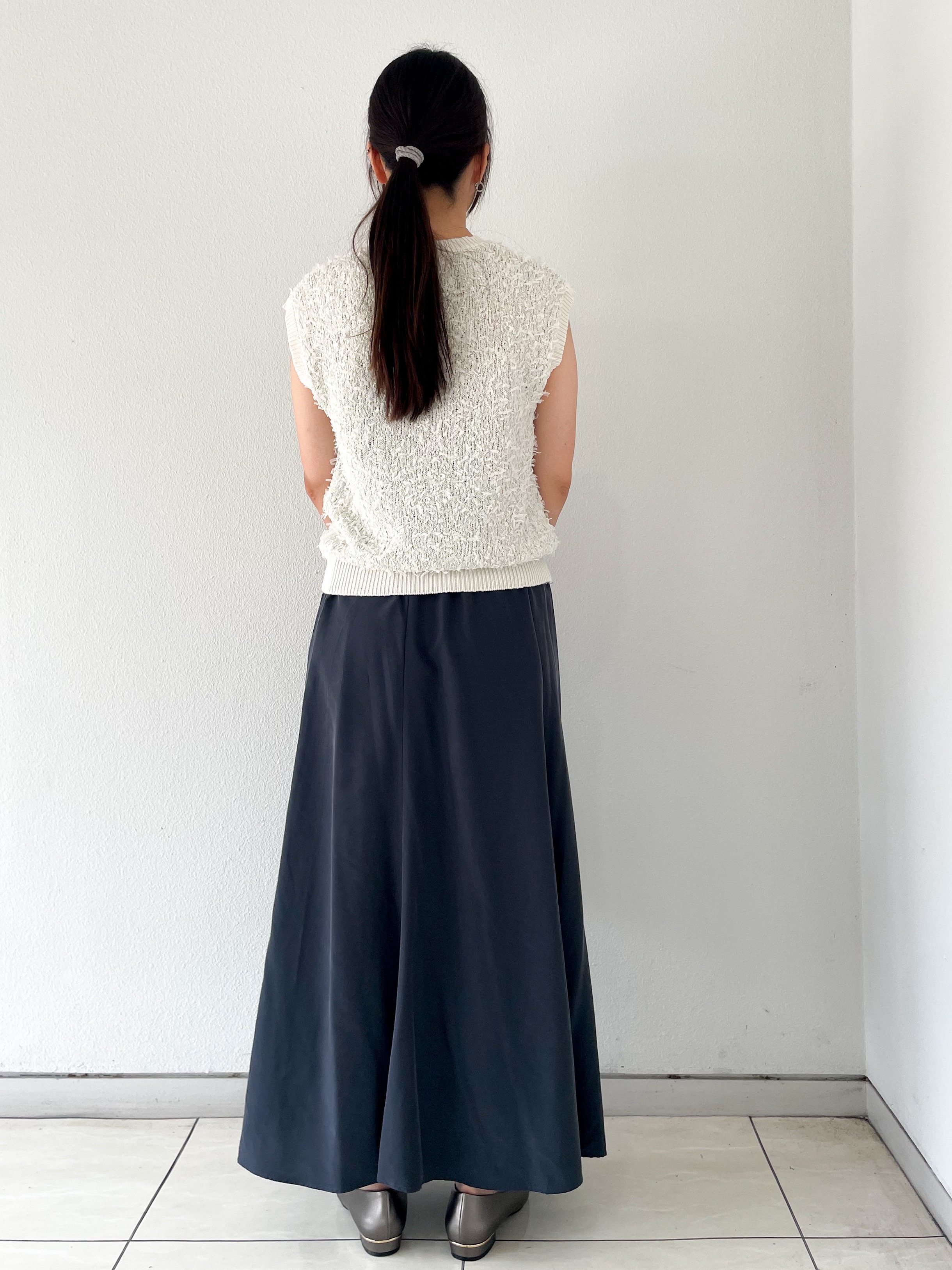 なおさんの「index｜ラメテープヤーンニット【洗濯機OK】」を使ったコーディネート