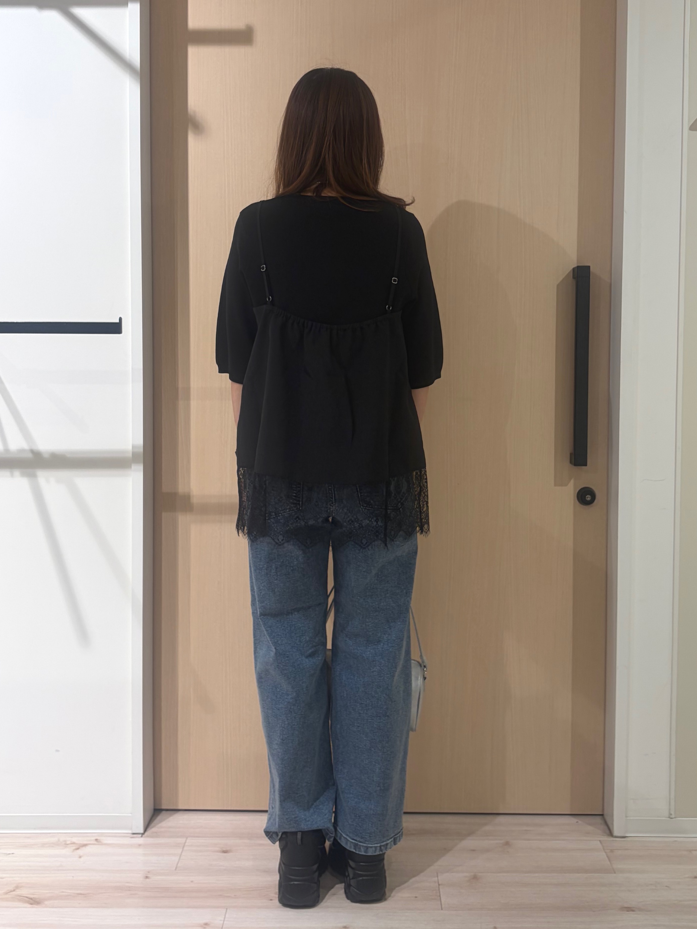 funafunaさんの「SHOO･LA･RUE｜【洗濯機可/S-LL】体型カバーしながらこなれ見え レース付きキャミソール」を使ったコーディネート