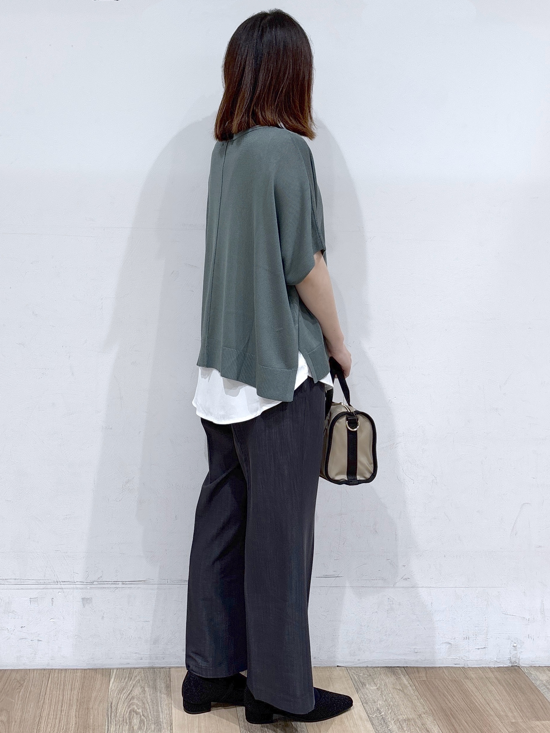 るーさんの「grove｜【体系カバー◎】ニット&times;インナーシャツタンクSET」を使ったコーディネート