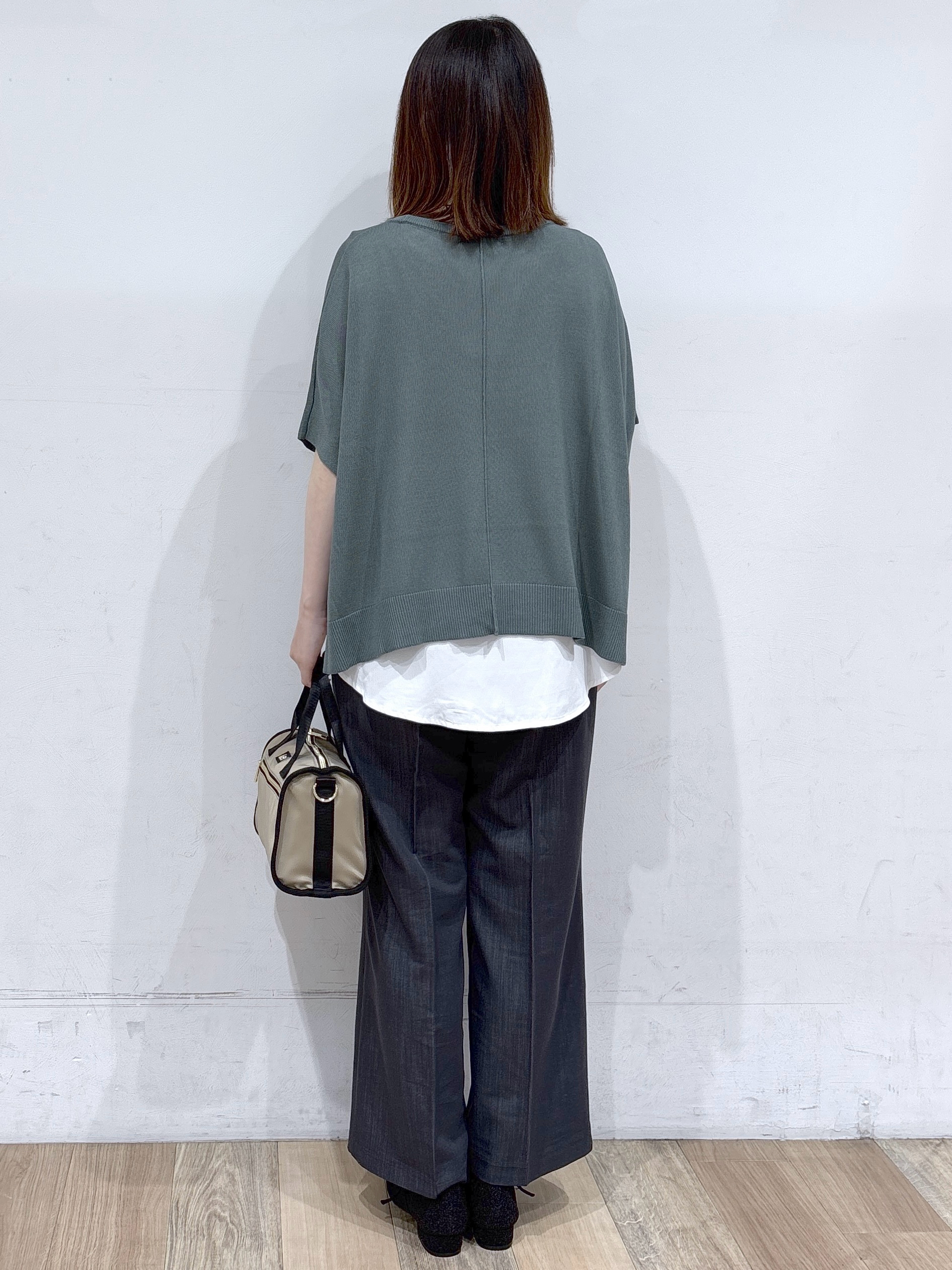 るーさんの「grove｜【体系カバー◎】ニット&times;インナーシャツタンクSET」を使ったコーディネート
