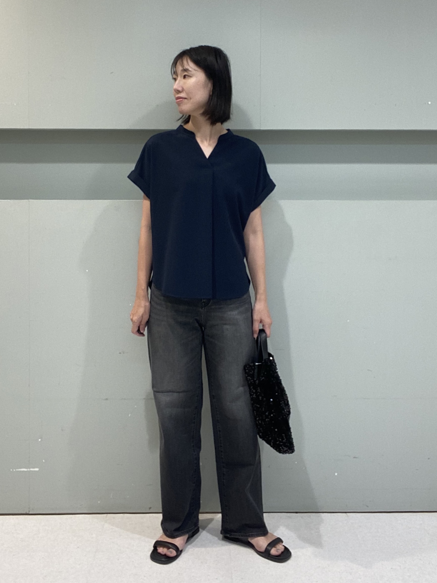 hitomiさんの「UNTITLED｜【セットアップ可/UVカット】エアリークールブラウス」を使ったコーディネート