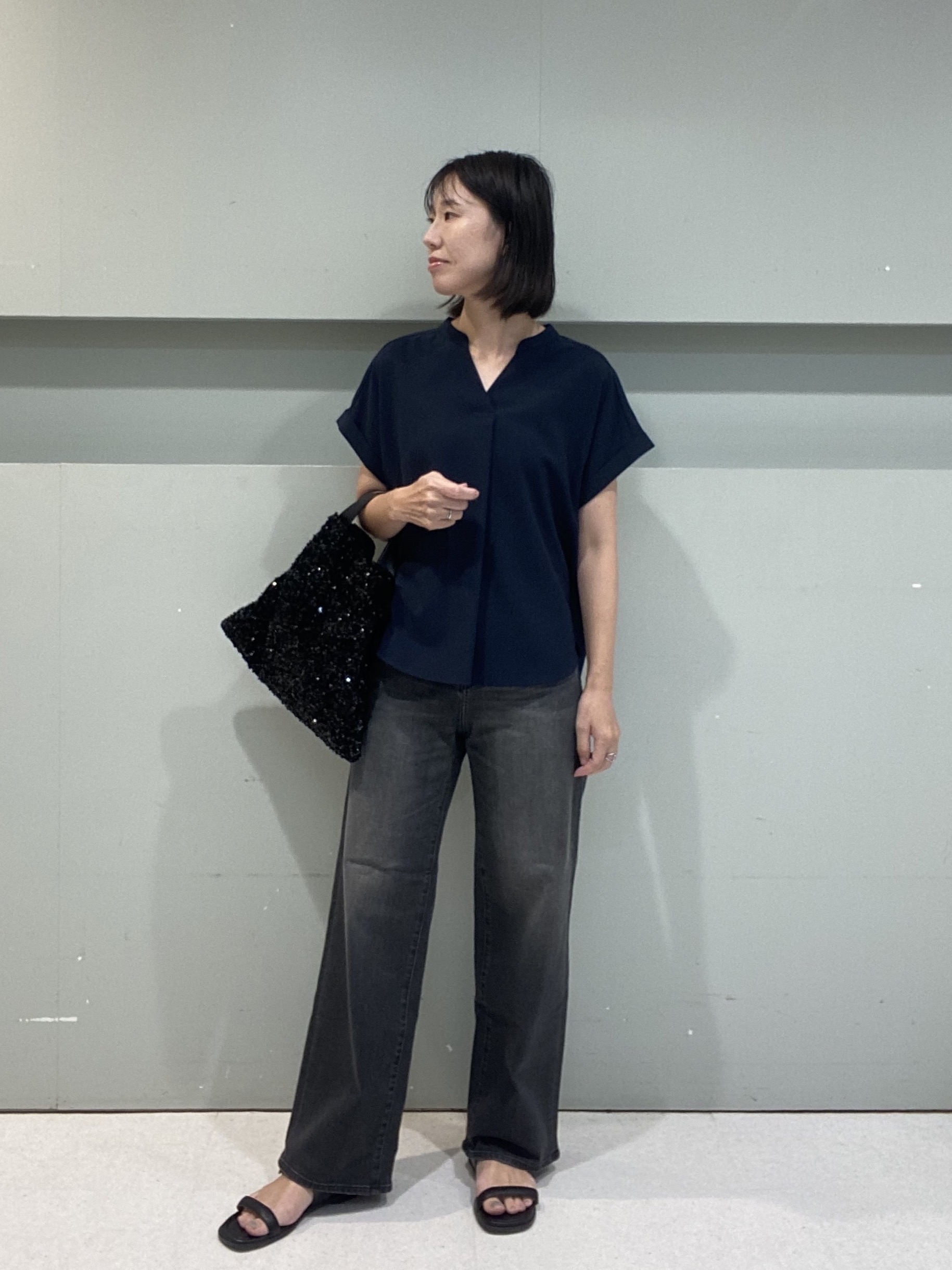 hitomiさんの「UNTITLED｜【セットアップ可/UVカット】エアリークールブラウス」を使ったコーディネート