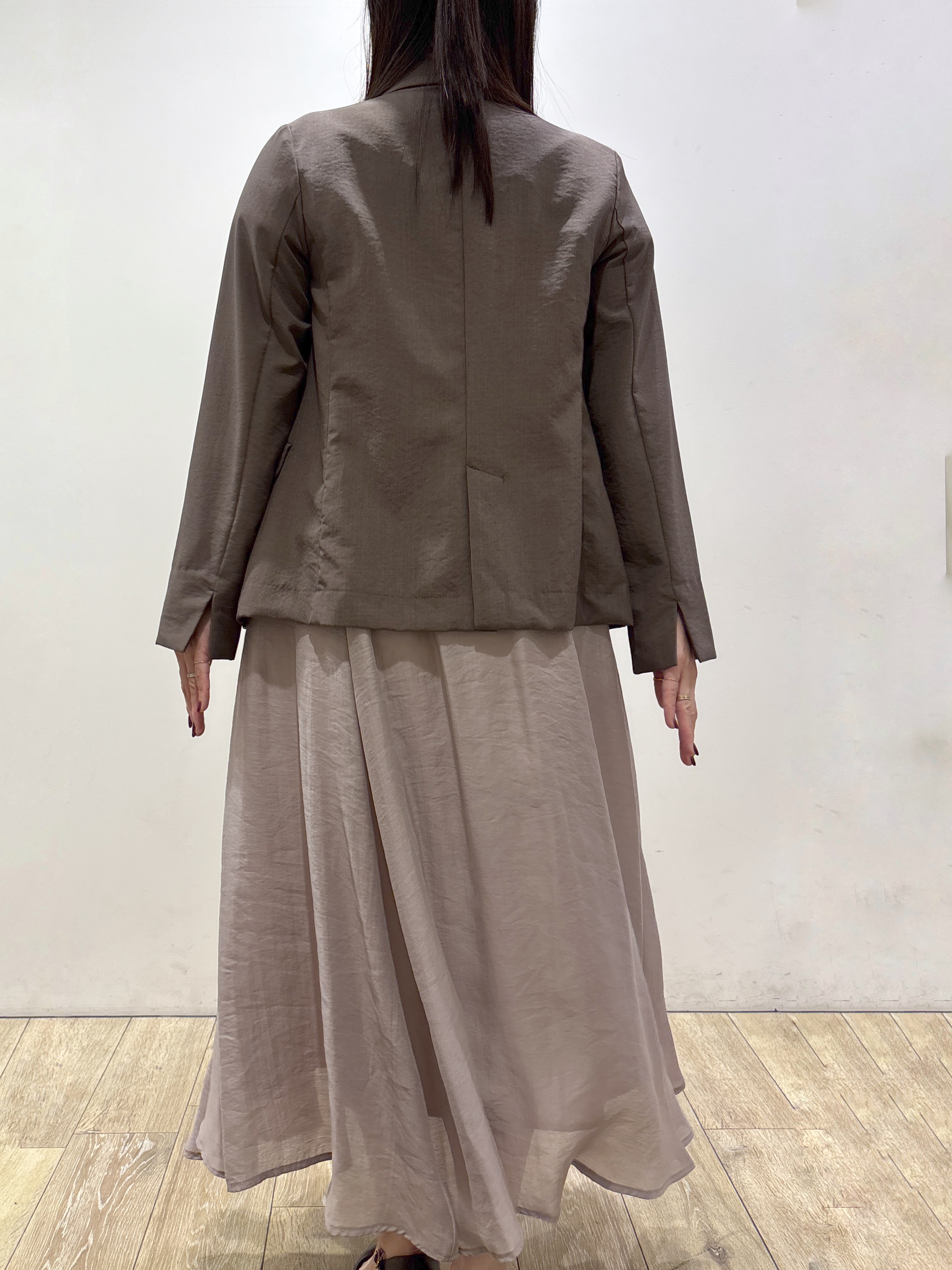 mameさんの「index｜《再入荷》ダブルブレストテーラードジャケット【接触冷感／吸水速乾／イージーアイロン／防シワ／洗濯機O」を使ったコーディネート