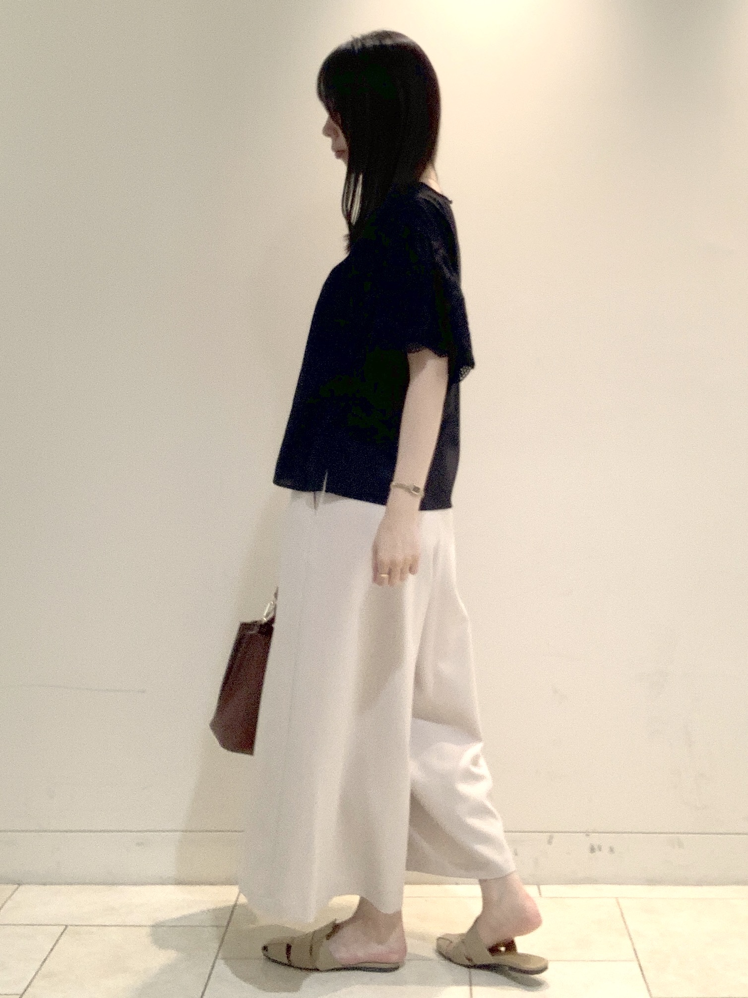ヤマグチさんの「Reflect｜【通勤◎】スカラップレーススリーブ ブラウス」を使ったコーディネート