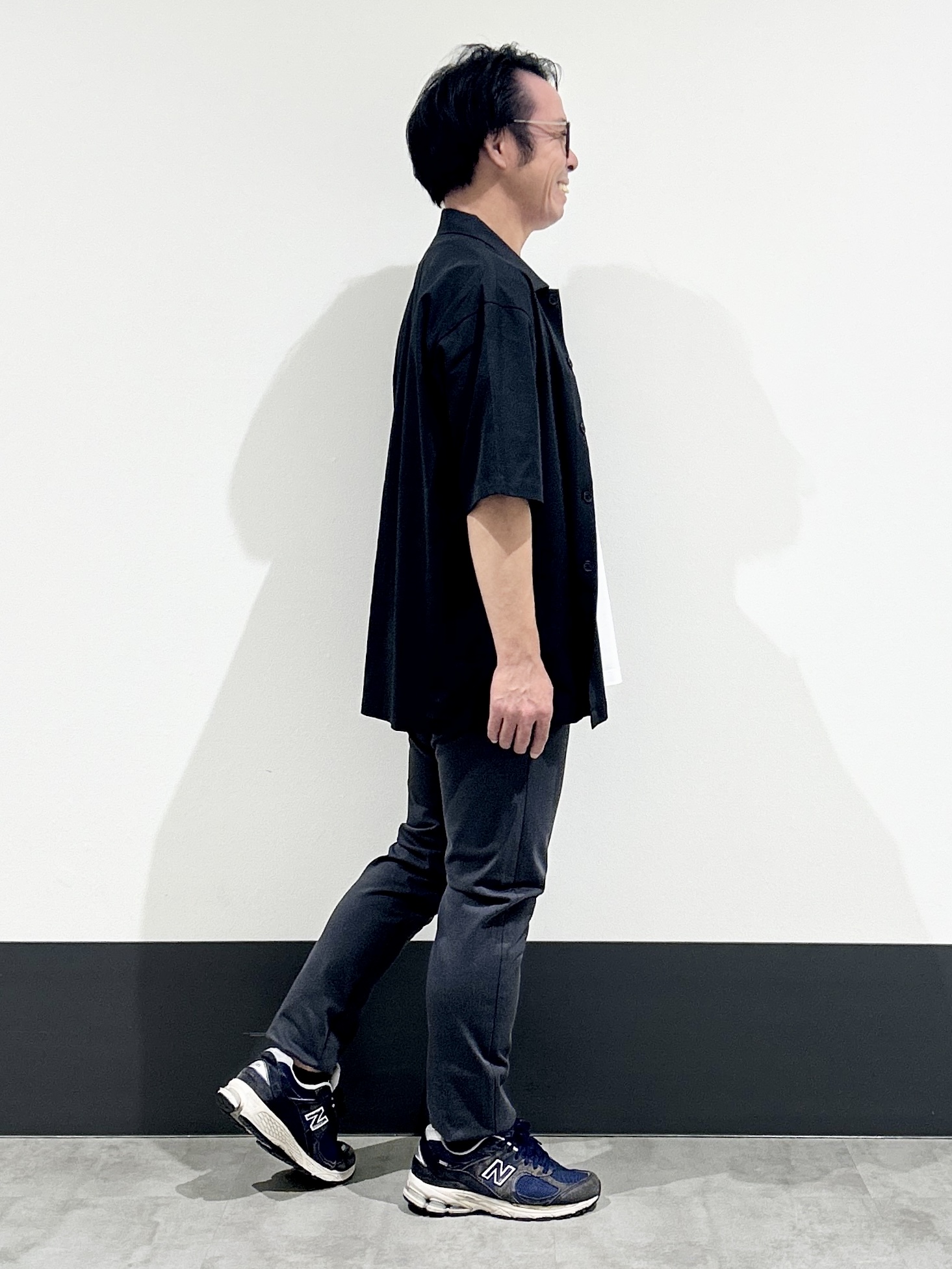 KENJI Iさんの「THE SHOP TK｜【吸水速乾／接触冷感／防シワ／マシンウォッシャブル】ハイドロクール 半袖シャツ」を使ったコーディネート