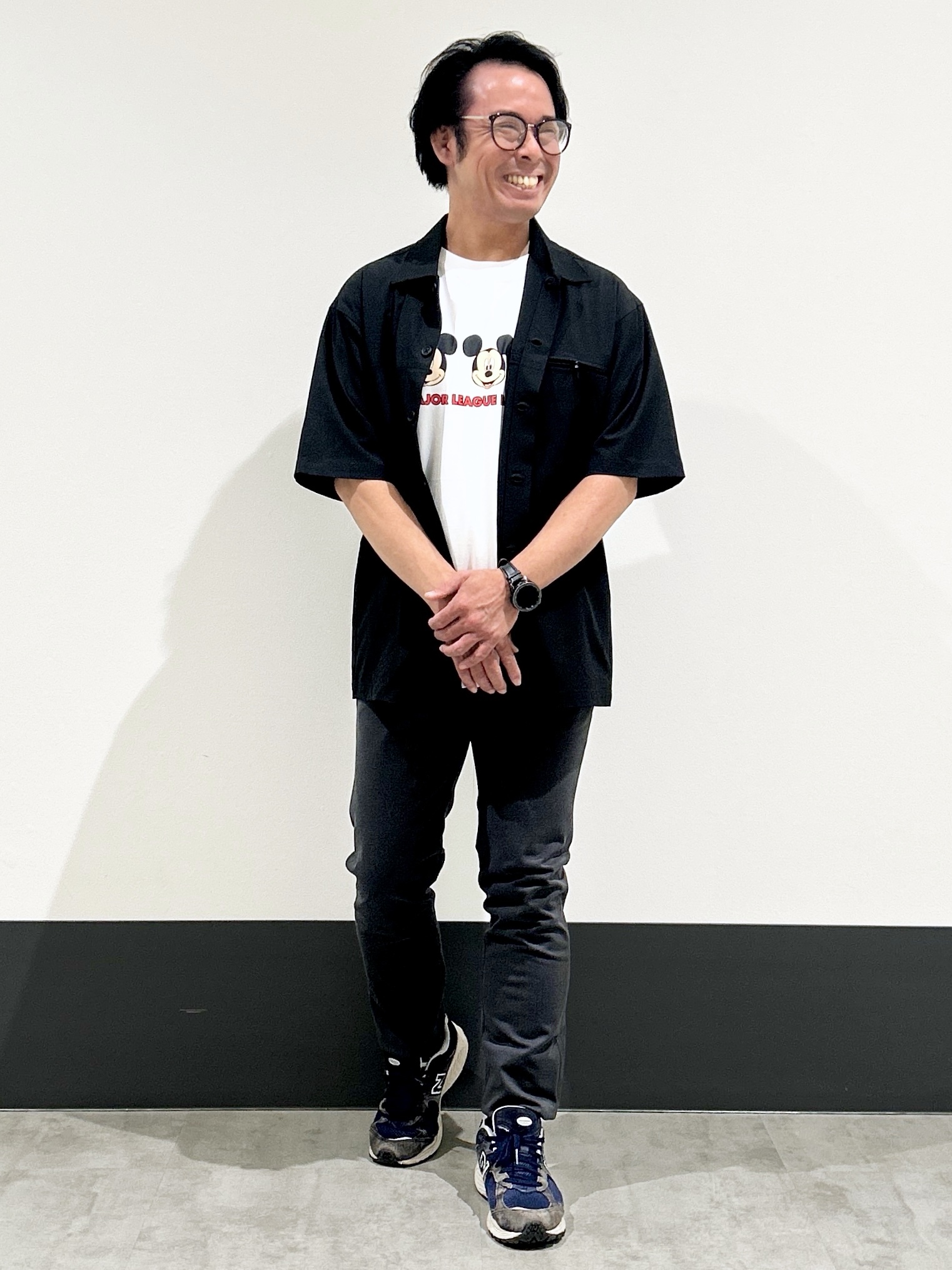 KENJI Iさんの「THE SHOP TK｜【吸水速乾／接触冷感／防シワ／マシンウォッシャブル】ハイドロクール 半袖シャツ」を使ったコーディネート