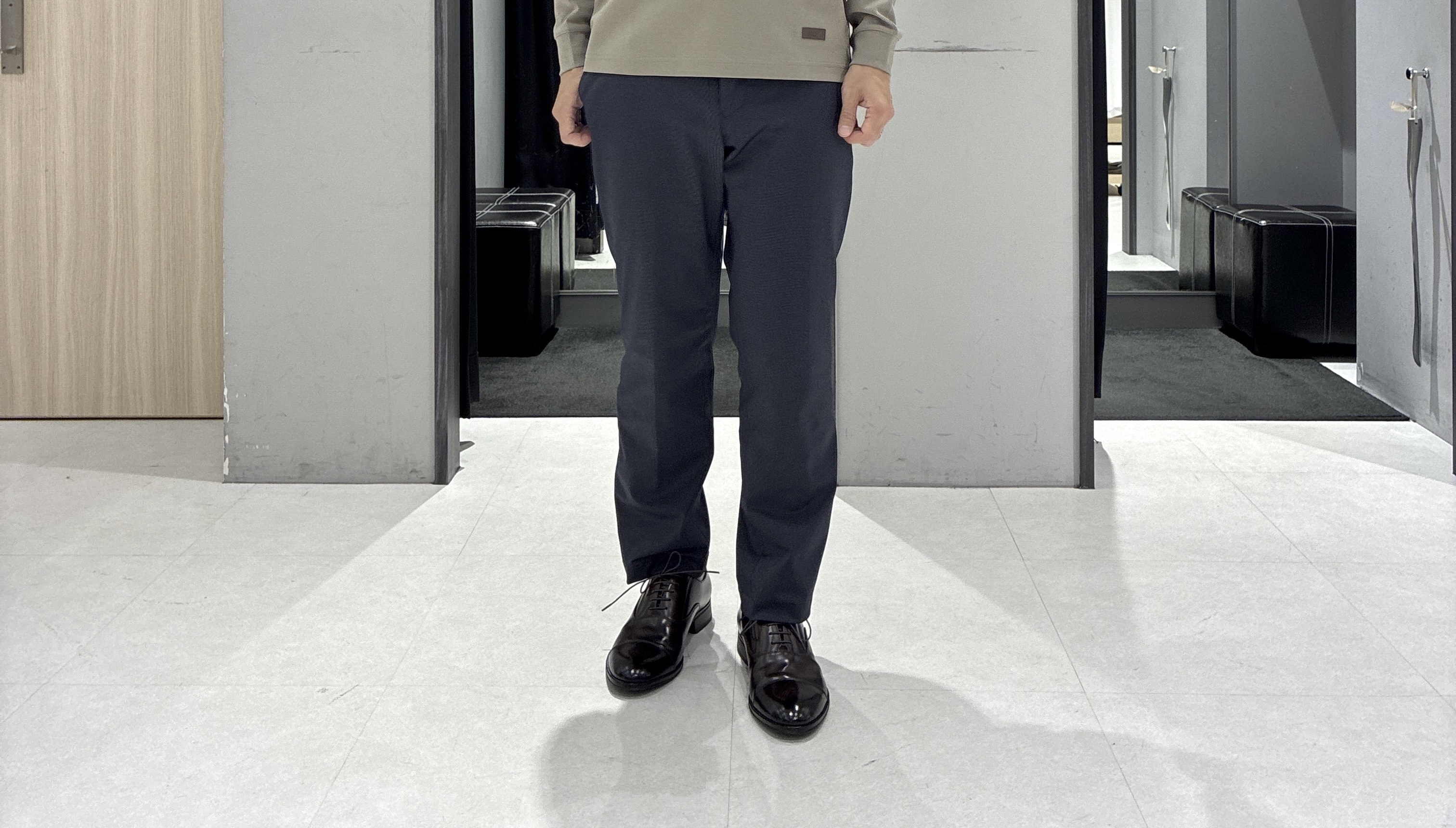わいずみさんの「TAKEO KIKUCHI｜【360&deg;ストレッチ／軽量】None Of Stress ライト ジャケット（セットアップ対応）」を使ったコーディネート