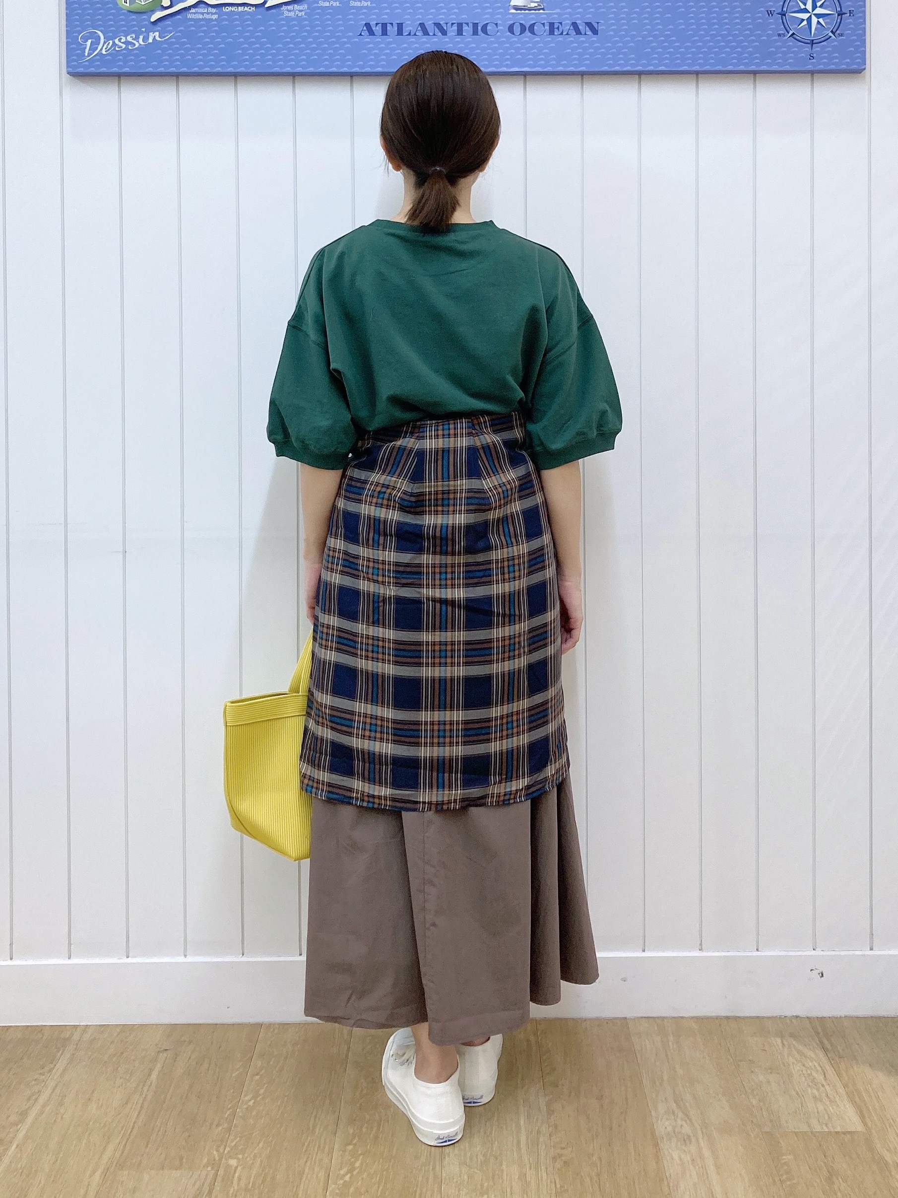 yoshiさんの「Dessin｜ハーフスリーブロゴプルオーバー」を使ったコーディネート