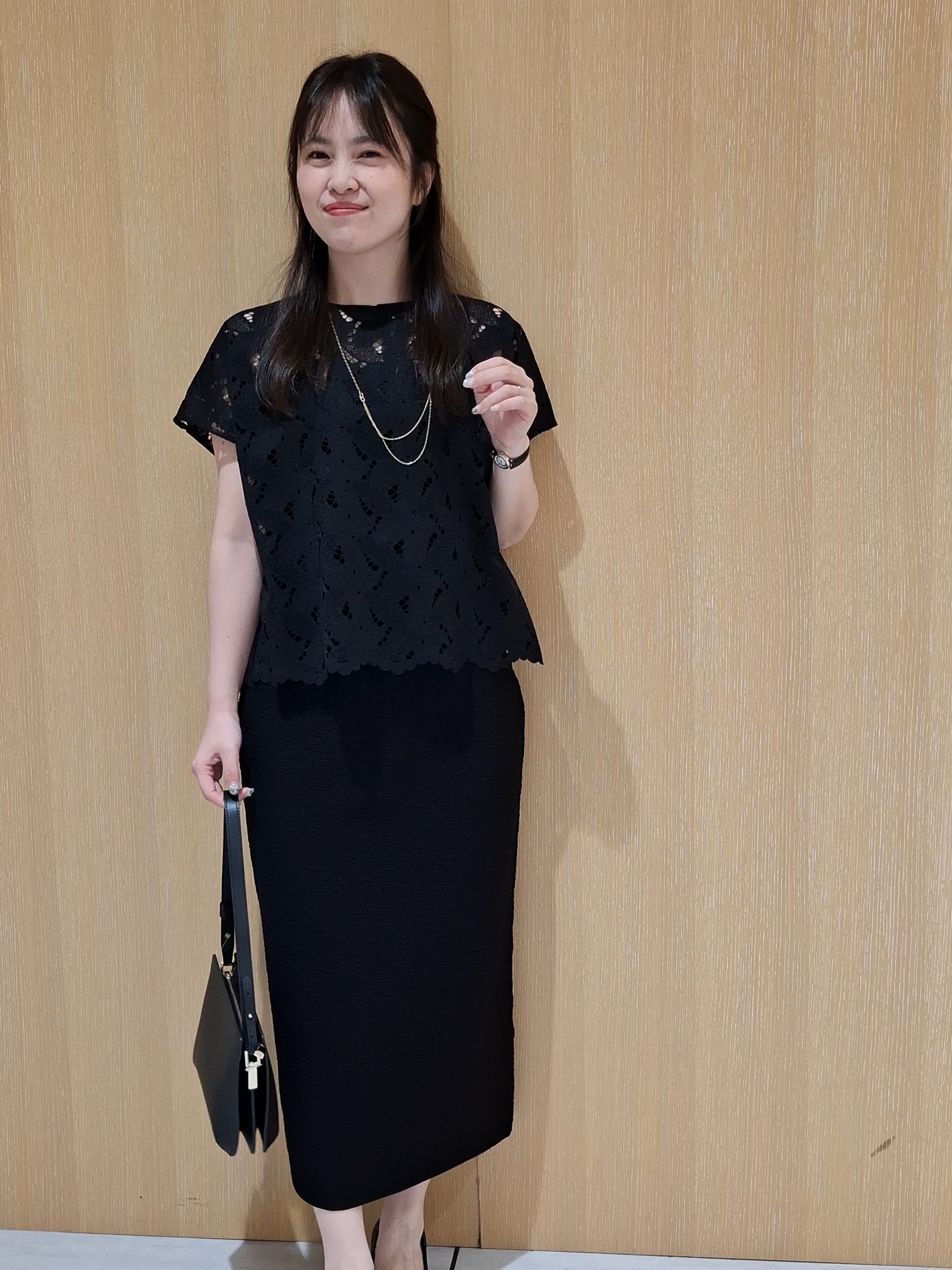YuKaRiさんの「UNTITLED｜【セットアップ可/ストレッチ性】ドライタッチニットプルオーバー」を使ったコーディネート