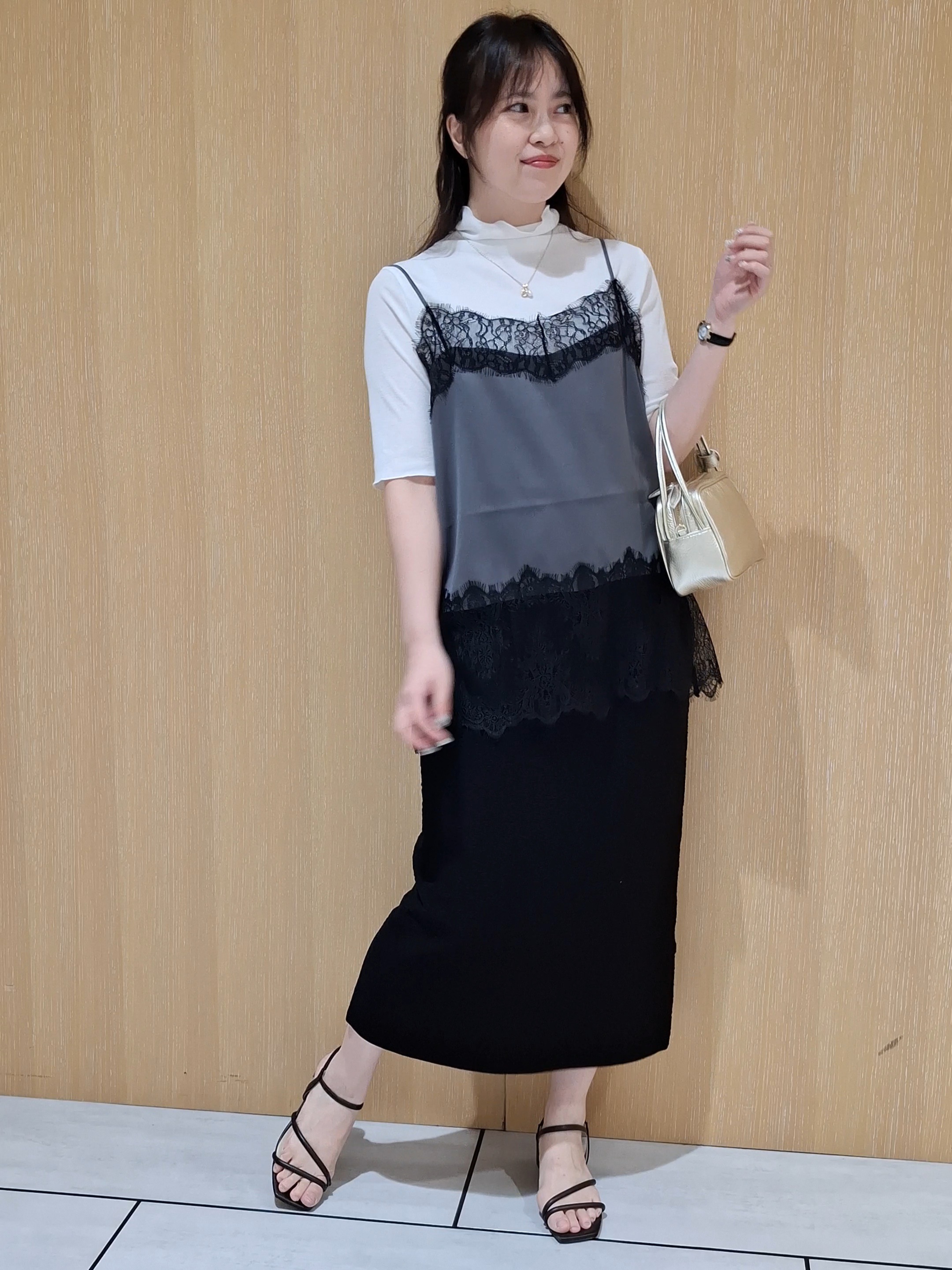 YuKaRiさんの「UNTITLED｜【セットアップ可/ストレッチ性】ドライタッチニットプルオーバー」を使ったコーディネート