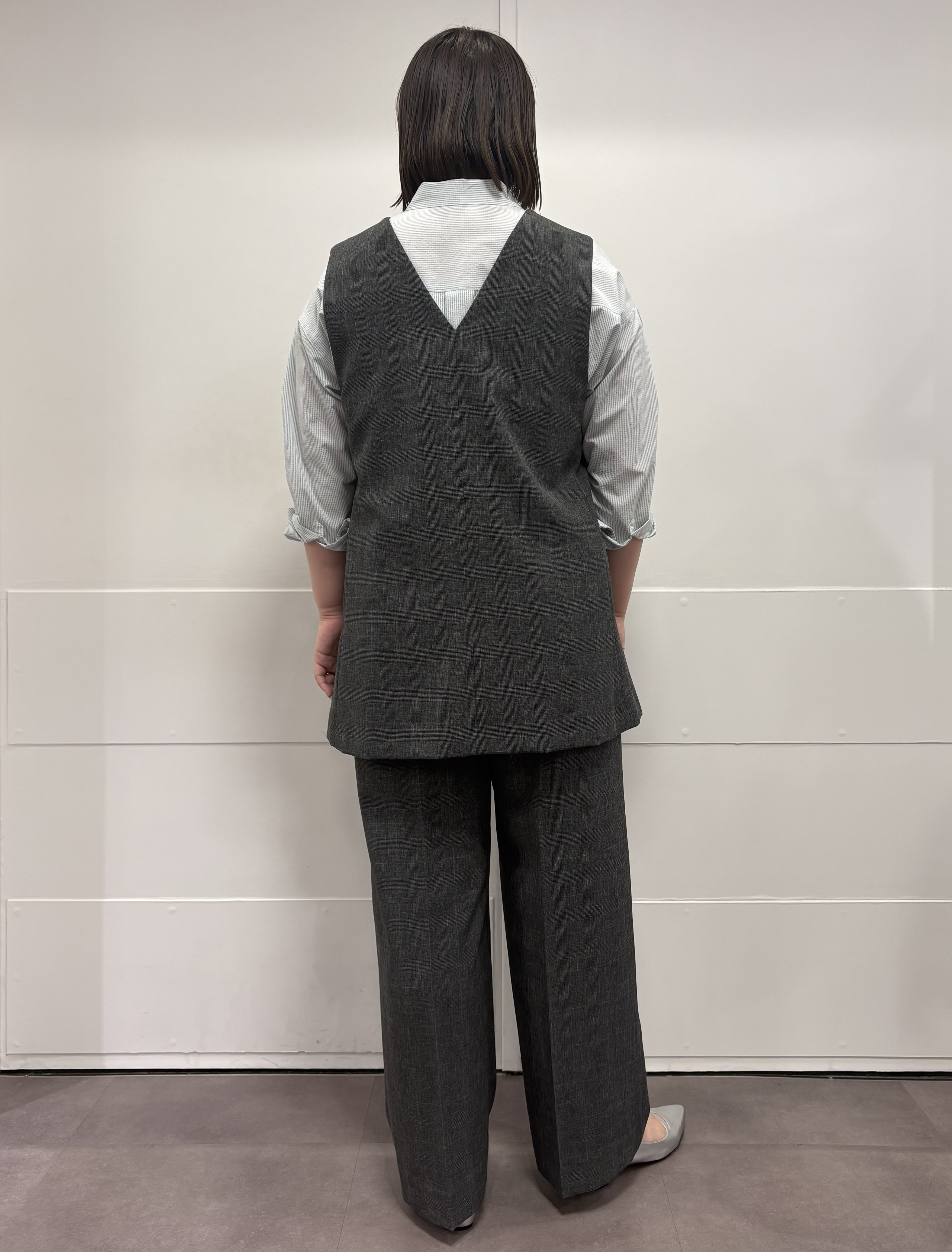 MIさんの「UNTITLED｜【洗える／UVケア／ベルト付】サッカー素材シャツ」を使ったコーディネート