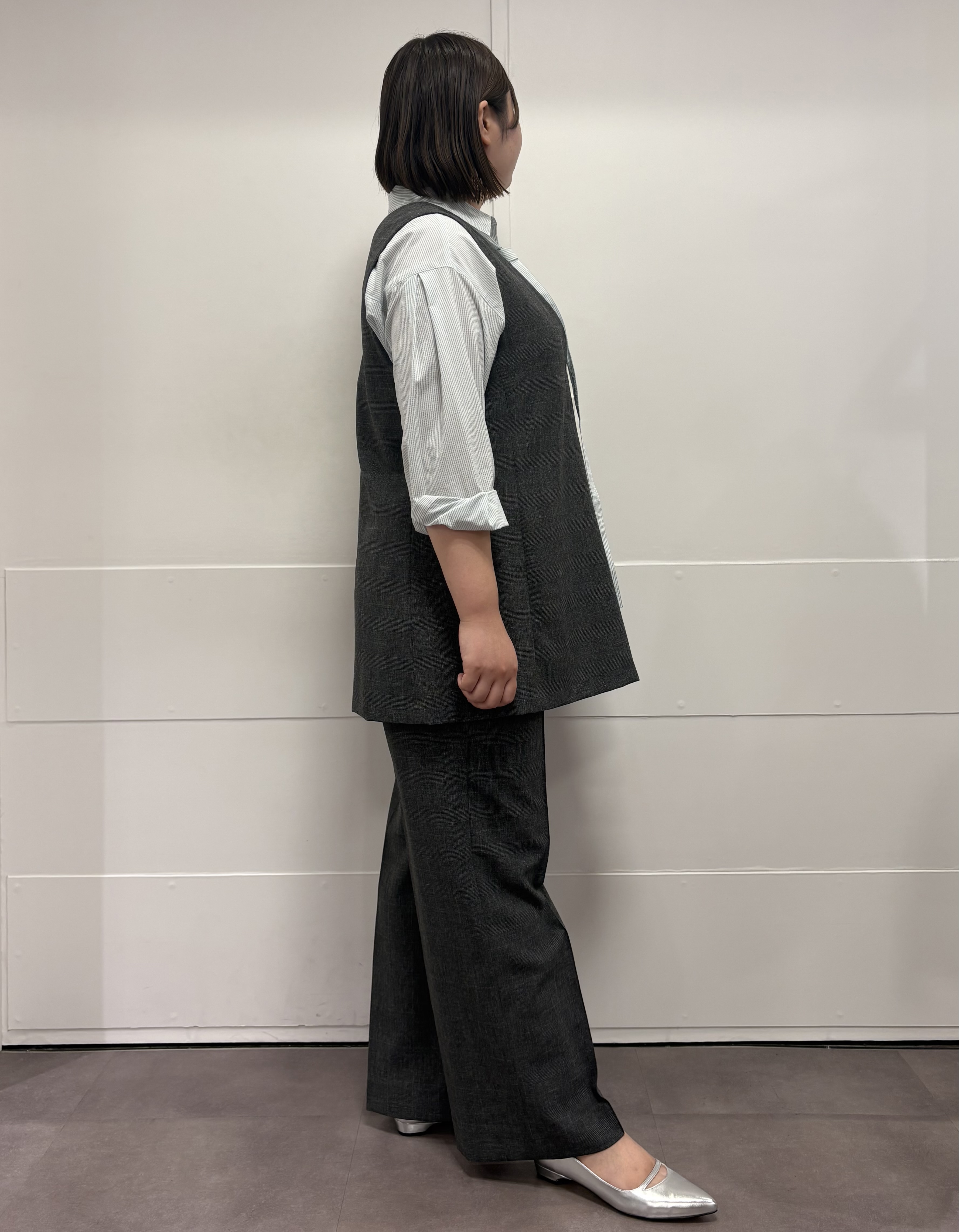 MIさんの「UNTITLED｜【洗える／UVケア／ベルト付】サッカー素材シャツ」を使ったコーディネート