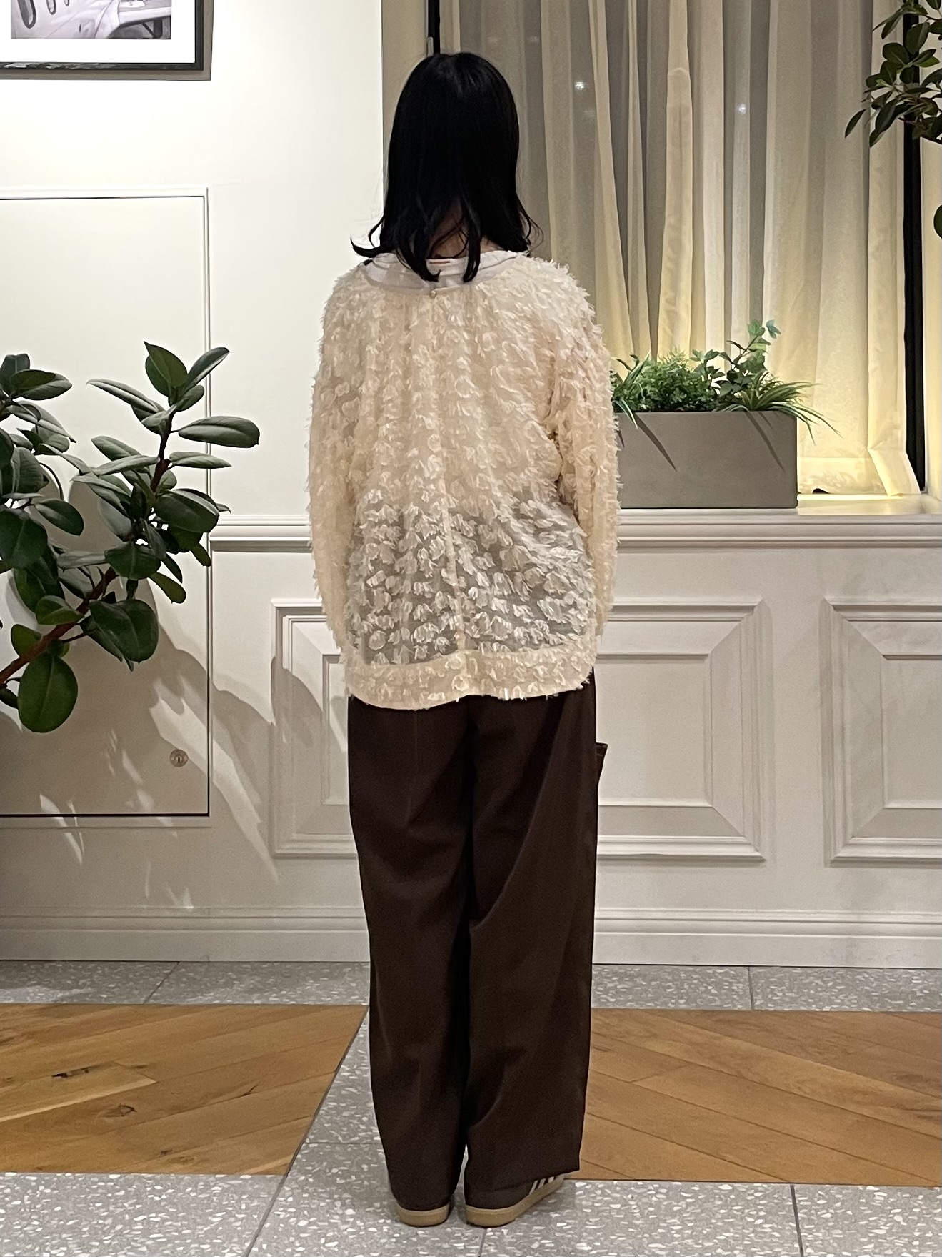 Lilyさんの「DRESSTERIOR｜【着映え】ジャガードボリュームブラウス」を使ったコーディネート