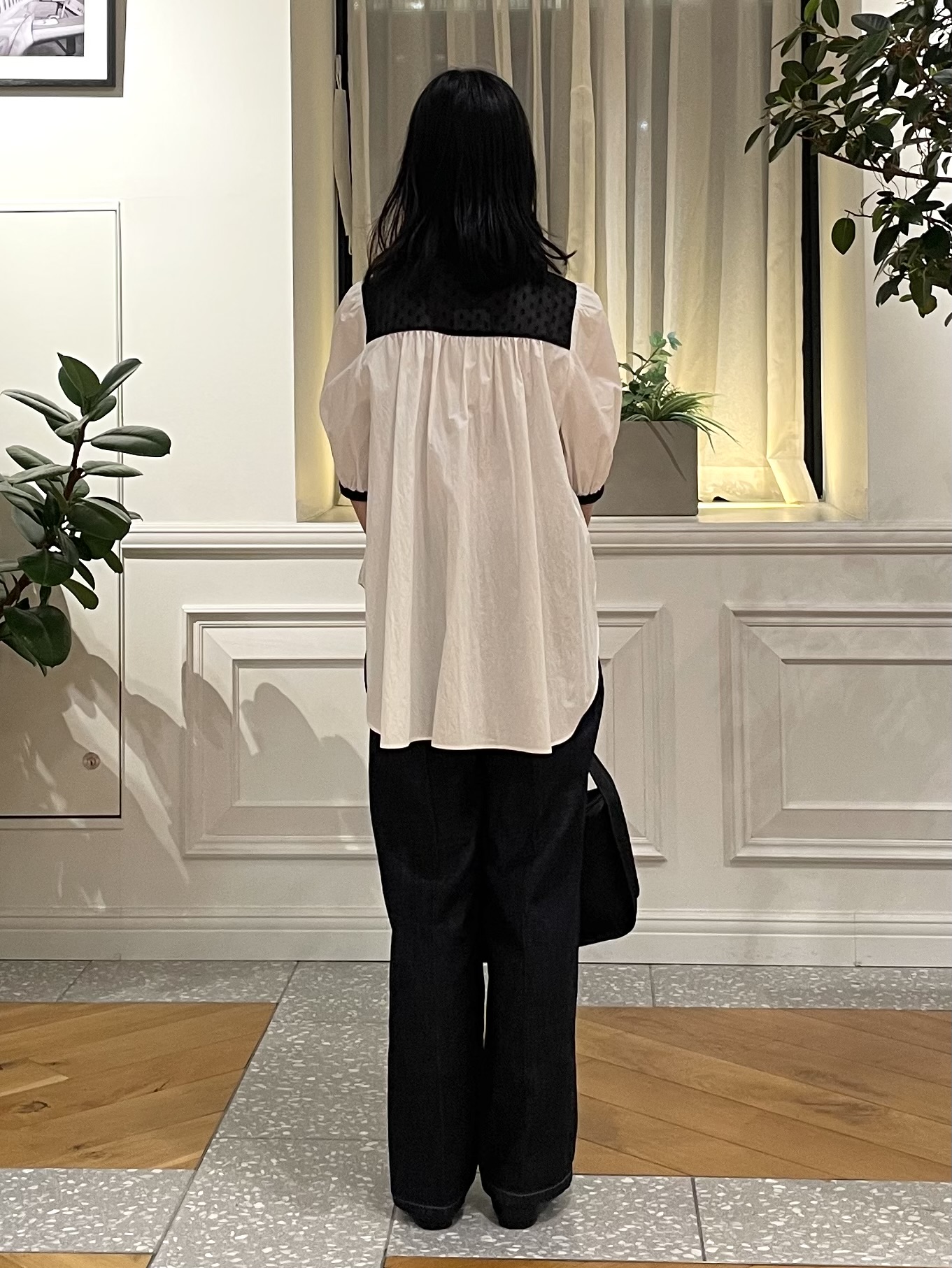 Lilyさんの「DRESSTERIOR｜【着映え】パフスリーブ ブザムブラウス」を使ったコーディネート