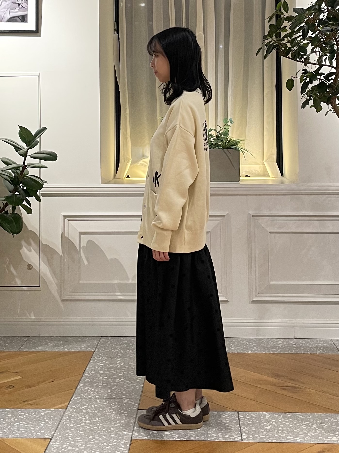 Lilyさんの「DRESSTERIOR｜【接触冷感】クールタッチカットハーフスリーブプルオーバー」を使ったコーディネート