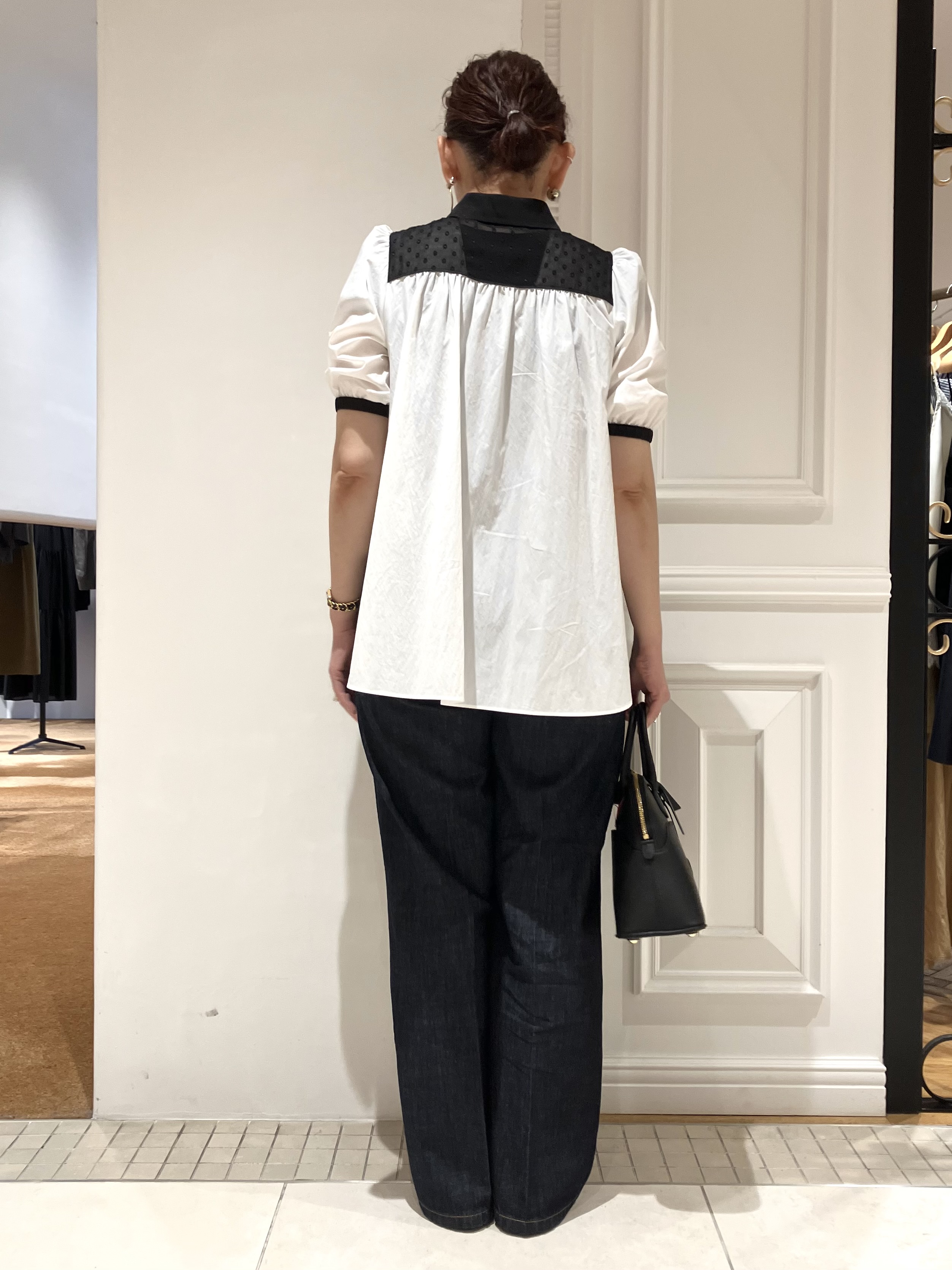 TAJIさんの「DRESSTERIOR｜【着映え】ブザム チュニックブラウス」を使ったコーディネート