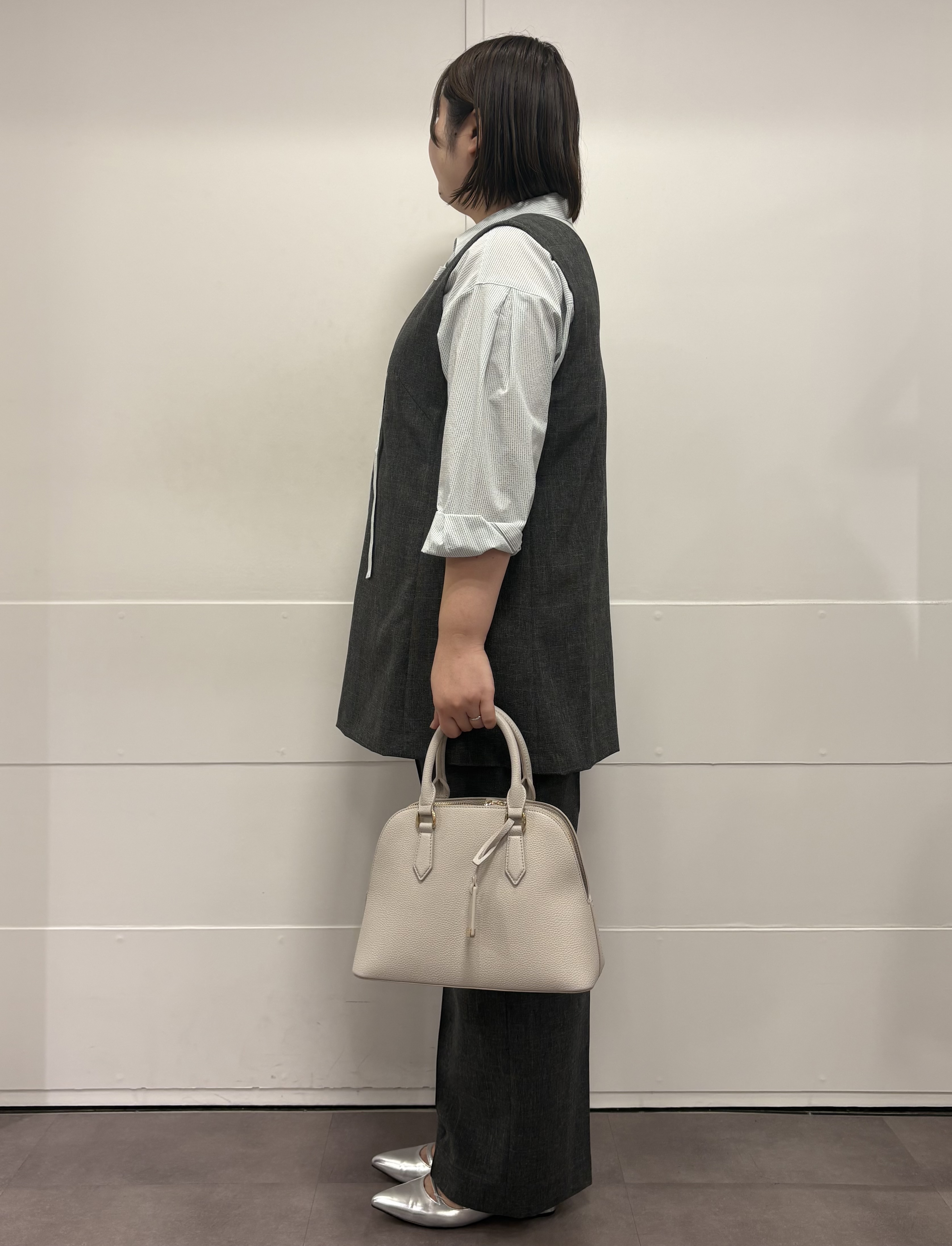 MIさんの「UNTITLED｜【洗える／UVケア／ベルト付】サッカー素材シャツ」を使ったコーディネート