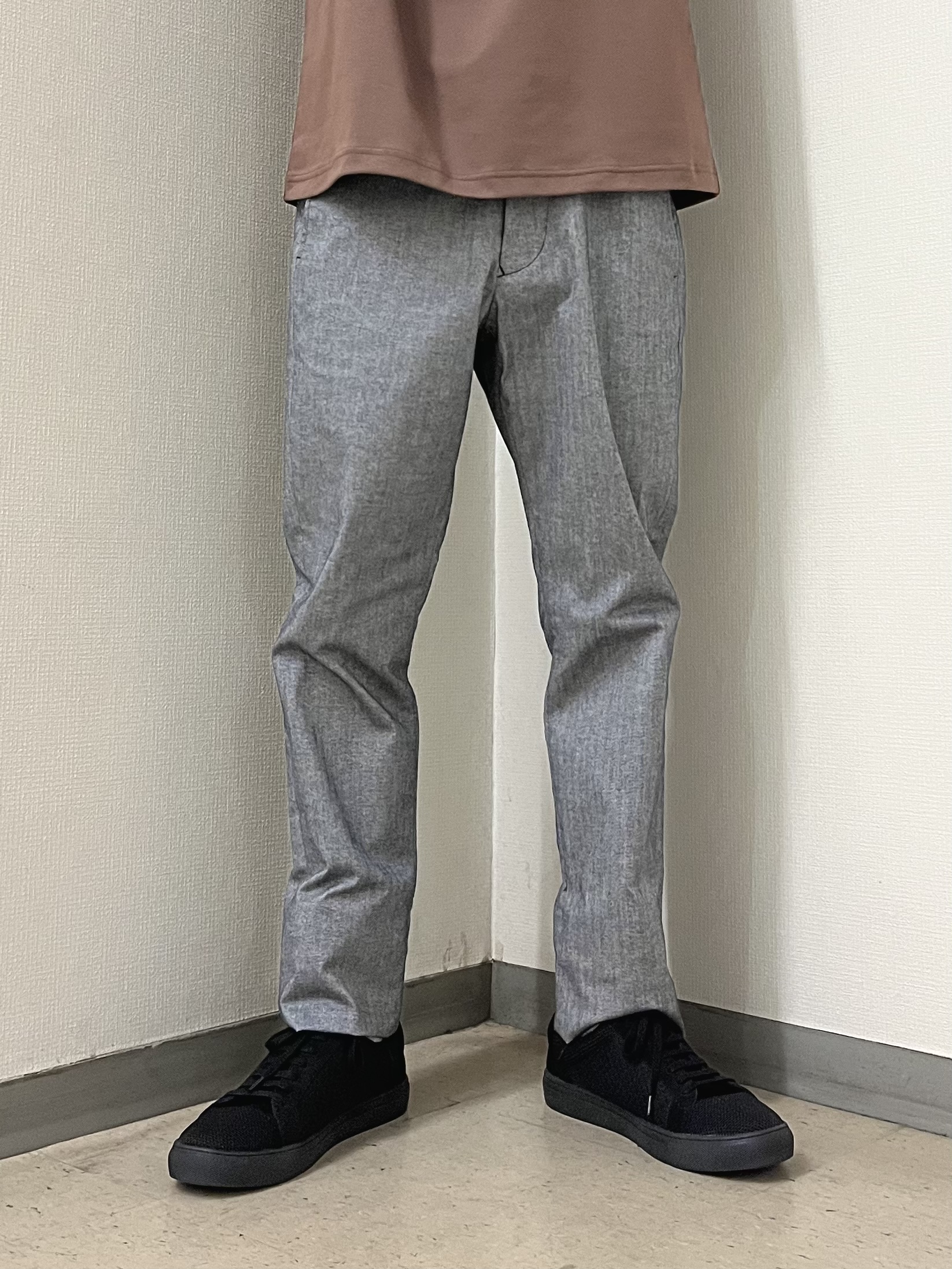 URAさんの「TAKEO KIKUCHI｜ワンストローク刺繍 半袖 Tシャツ」を使ったコーディネート